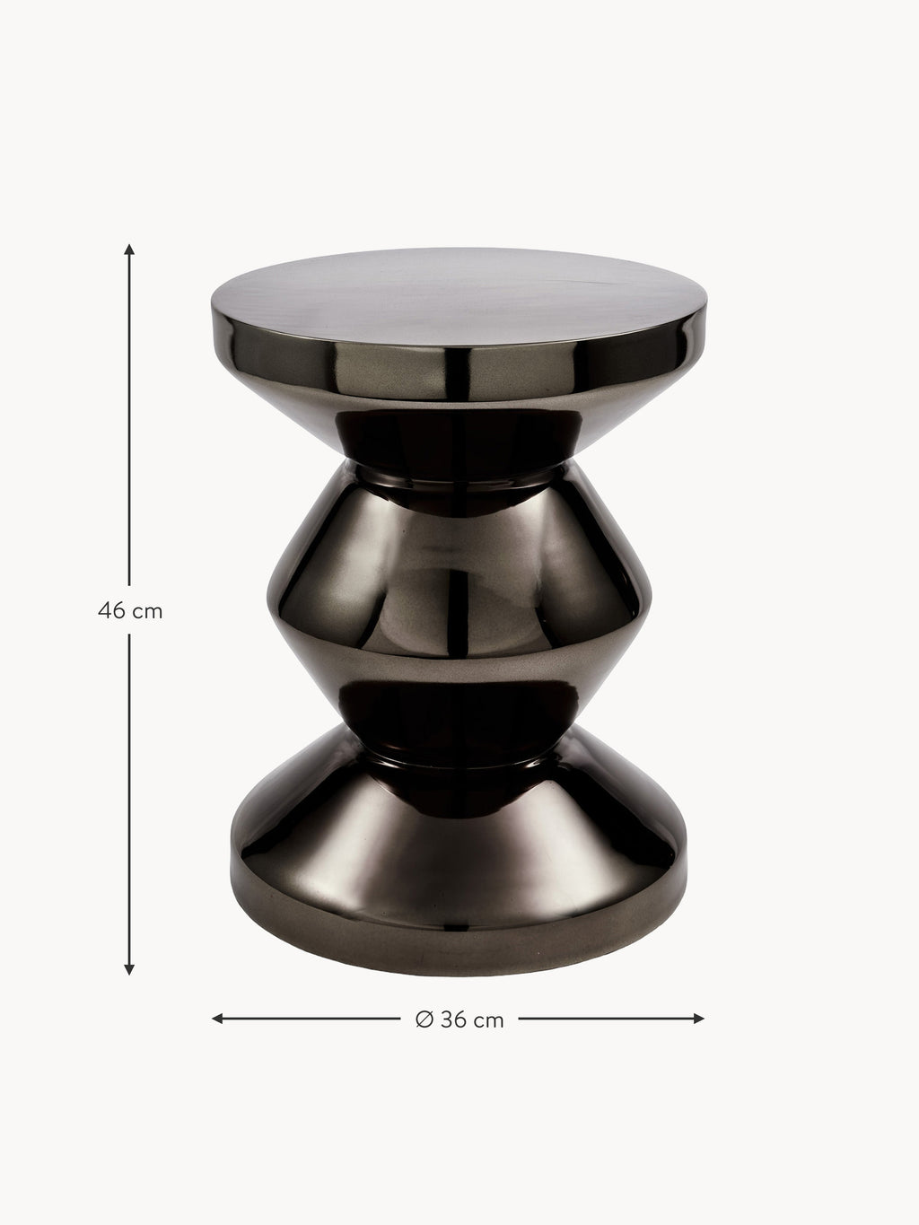 Zag Round Side Table Zig