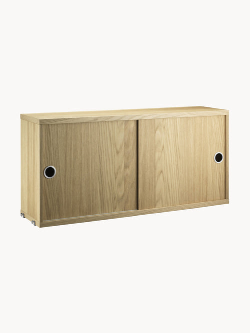 Gallery image 1 - Cabinet String System with Sliding Doors, W 78 x D 20 cm
