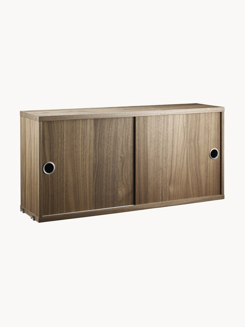 Gallery image 1 - Cabinet String System with Sliding Doors, W 78 x D 20 cm