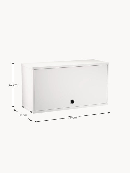 Cabinet String System with Flip Door, W 78 x D 30 cm