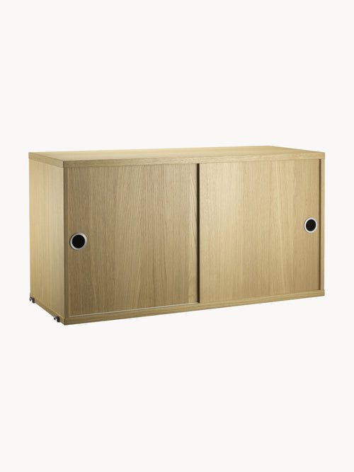 Gallery image 1 - Cabinet String System with Sliding Doors, W 78 x D 30 cm
