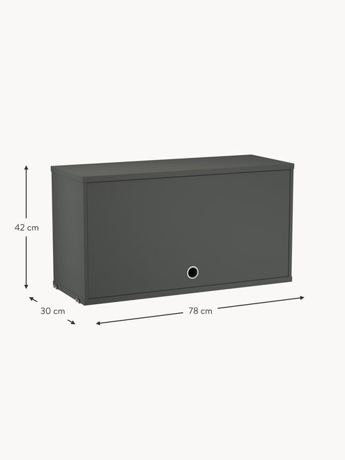 Cabinet String System with Flip Door, W 78 x D 30 cm