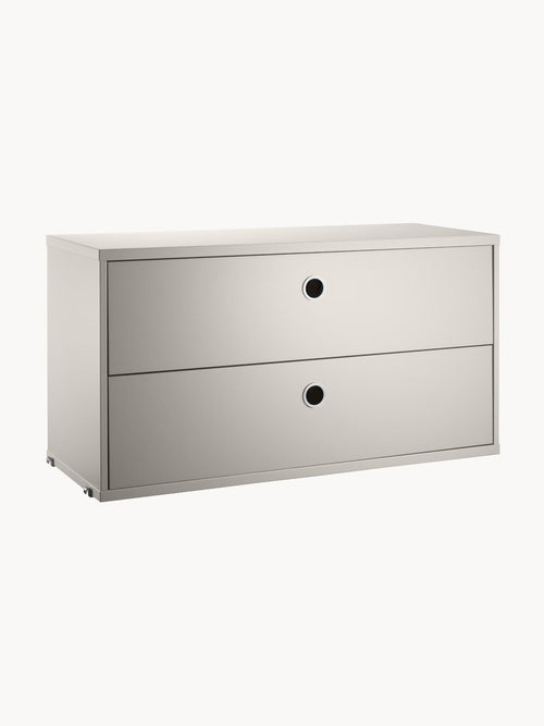 Gallery image 1 - Cabinet String System with Drawers, W 78 x D 30 cm