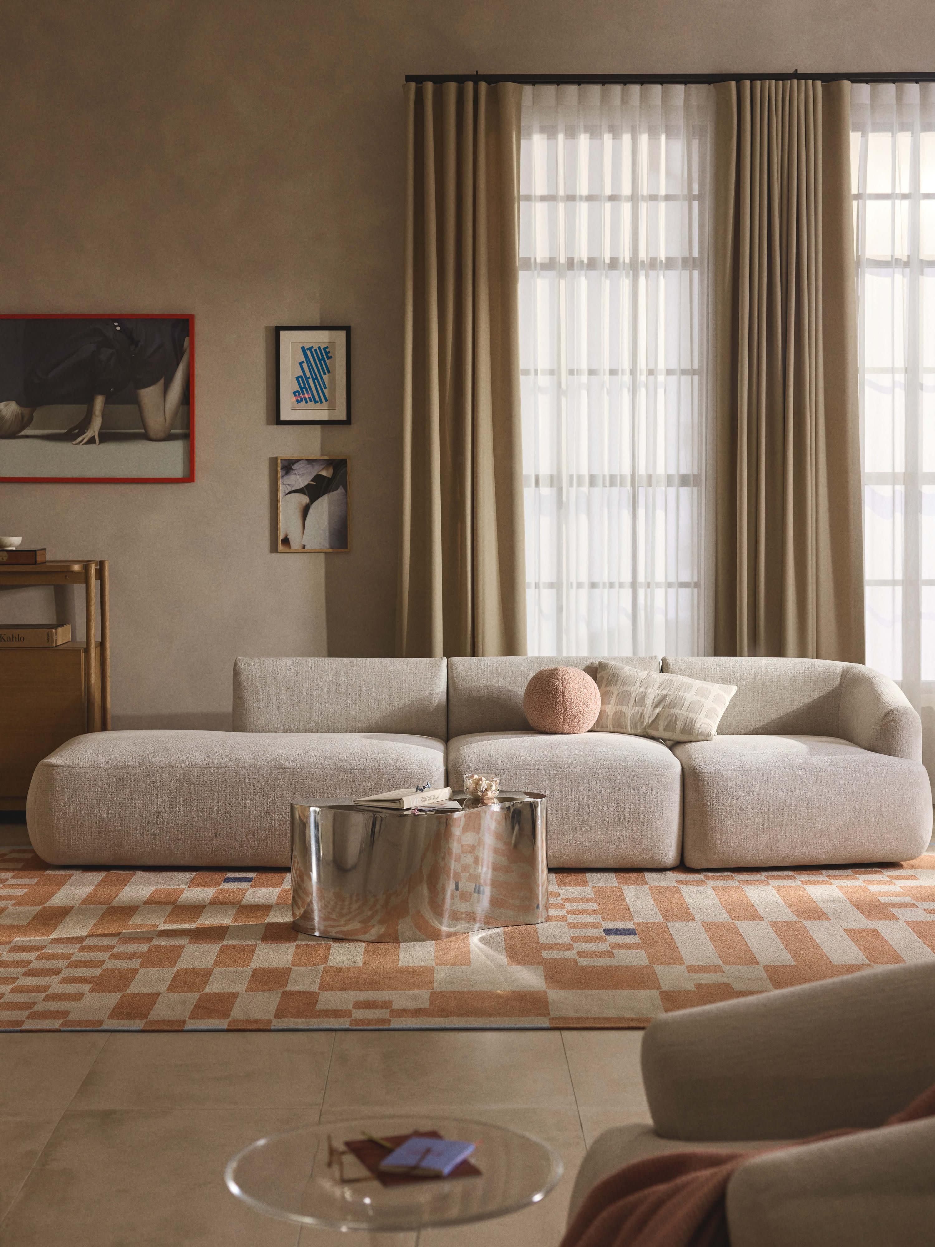 Sofia Modular Ottoman (4-seater)