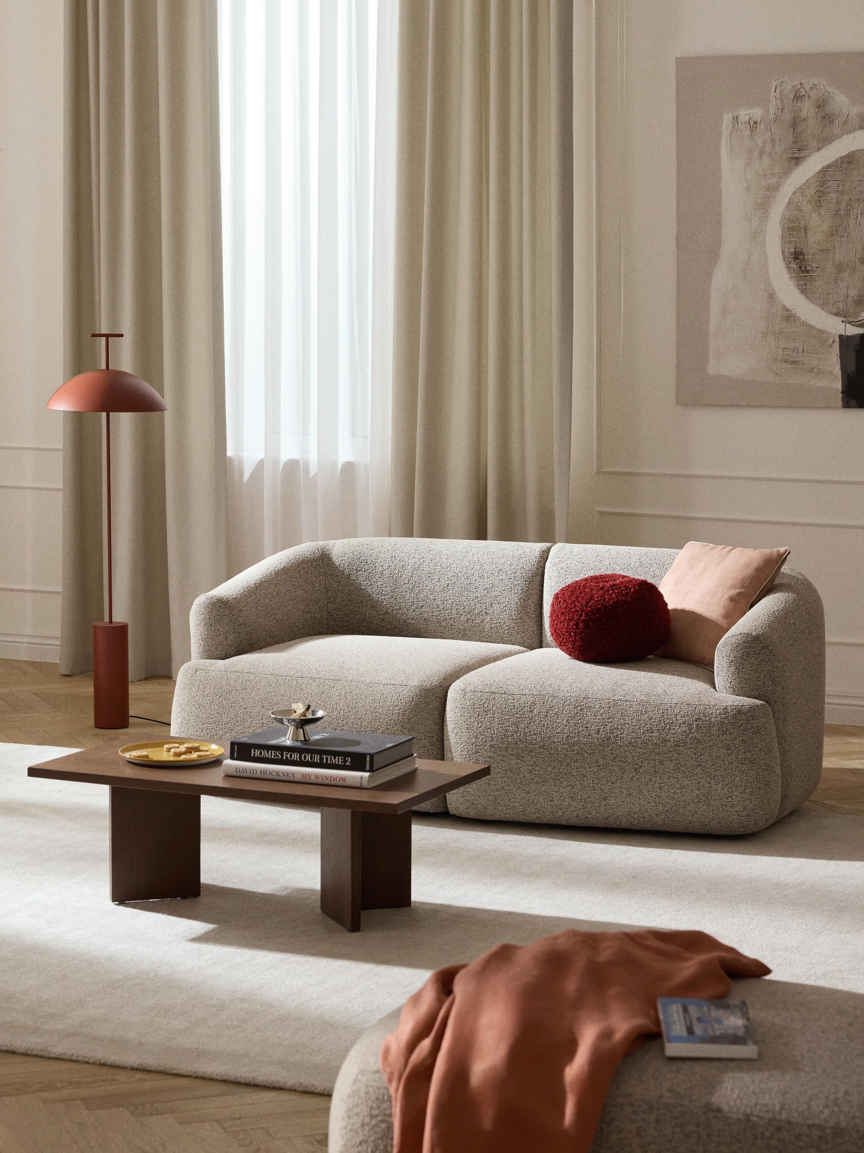 Sofia Modular Bouclé Sofa (2-seater)