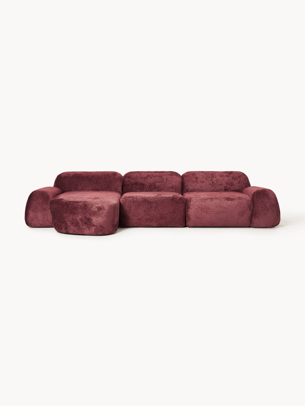 Wolke Modular Teddy Bouclé Corner Sofa (4-seater)