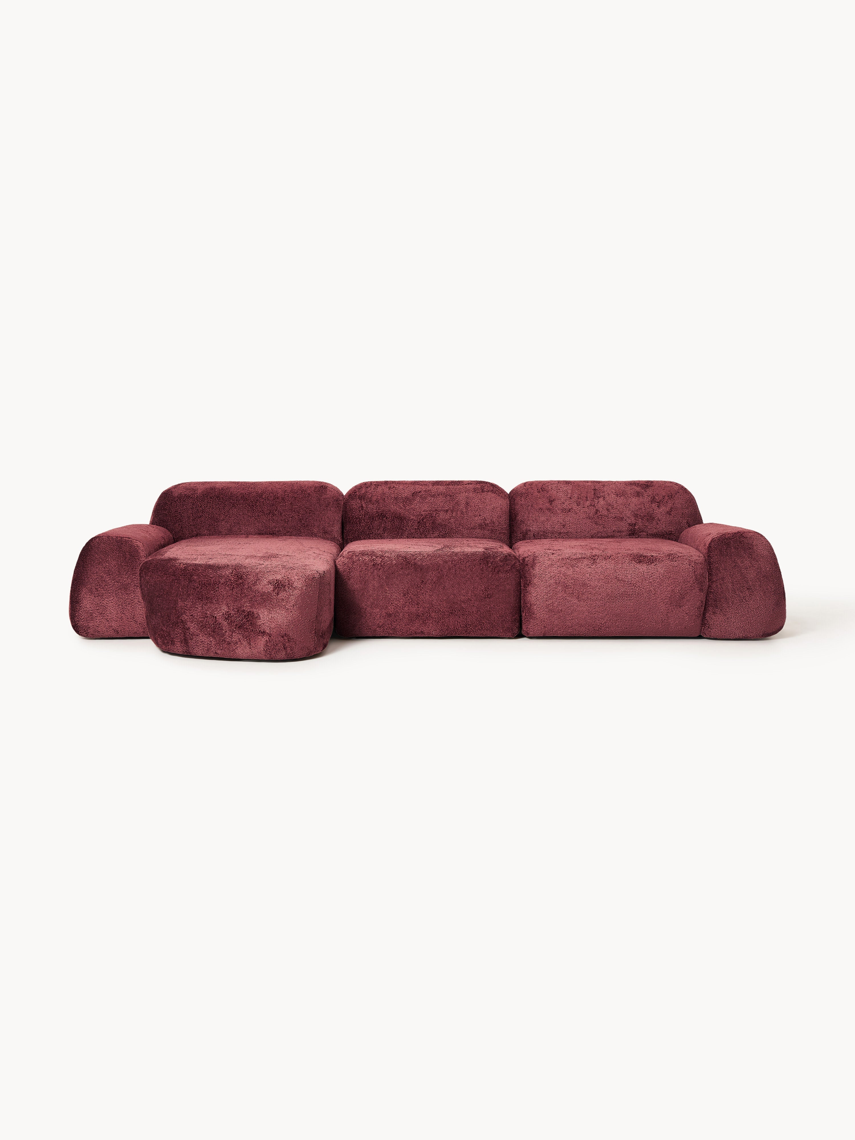 Wolke Modular Teddy Bouclé Corner Sofa (4-seater)