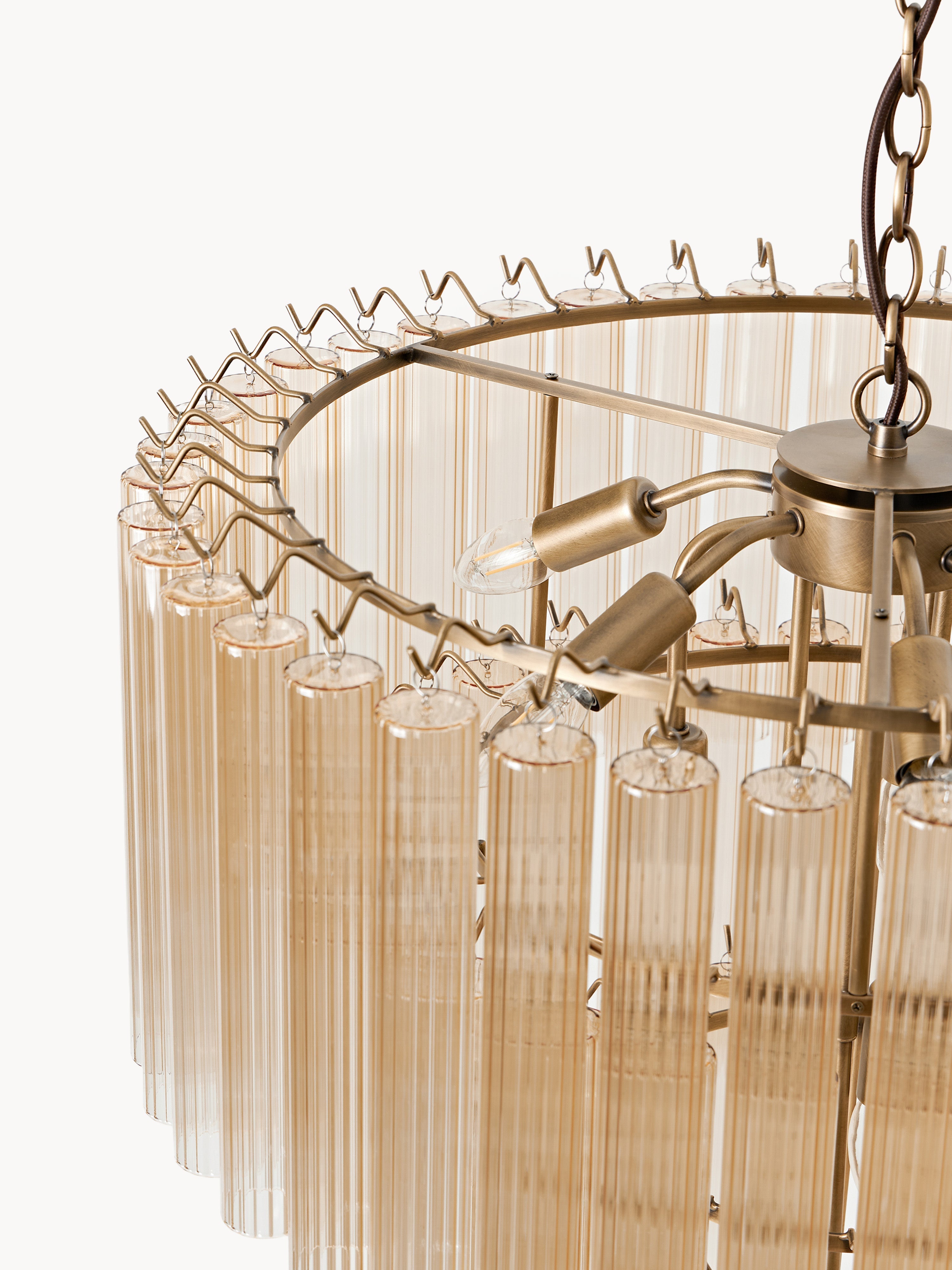 Janae Large Glass Chandelier