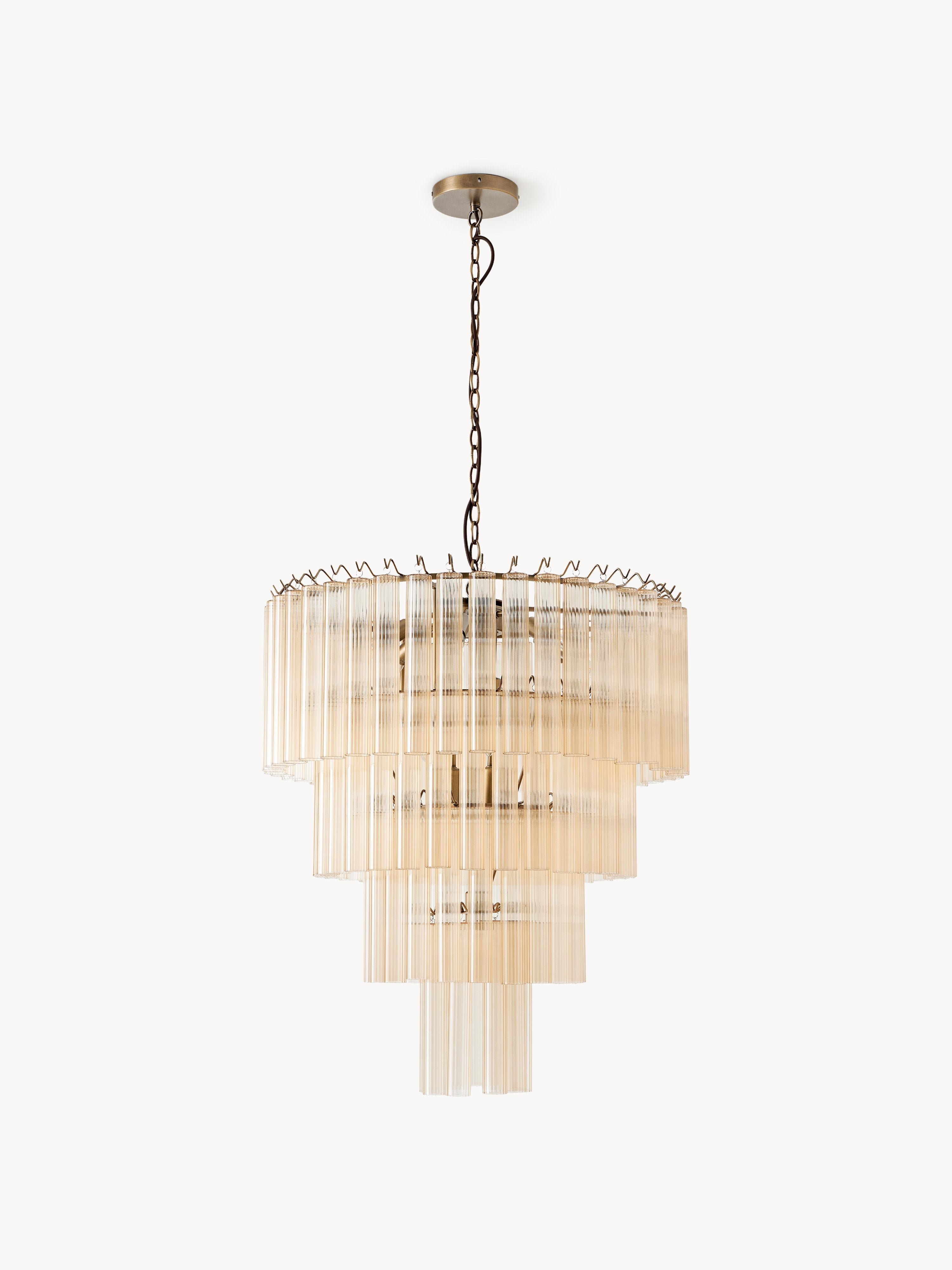 Janae Large Glass Chandelier