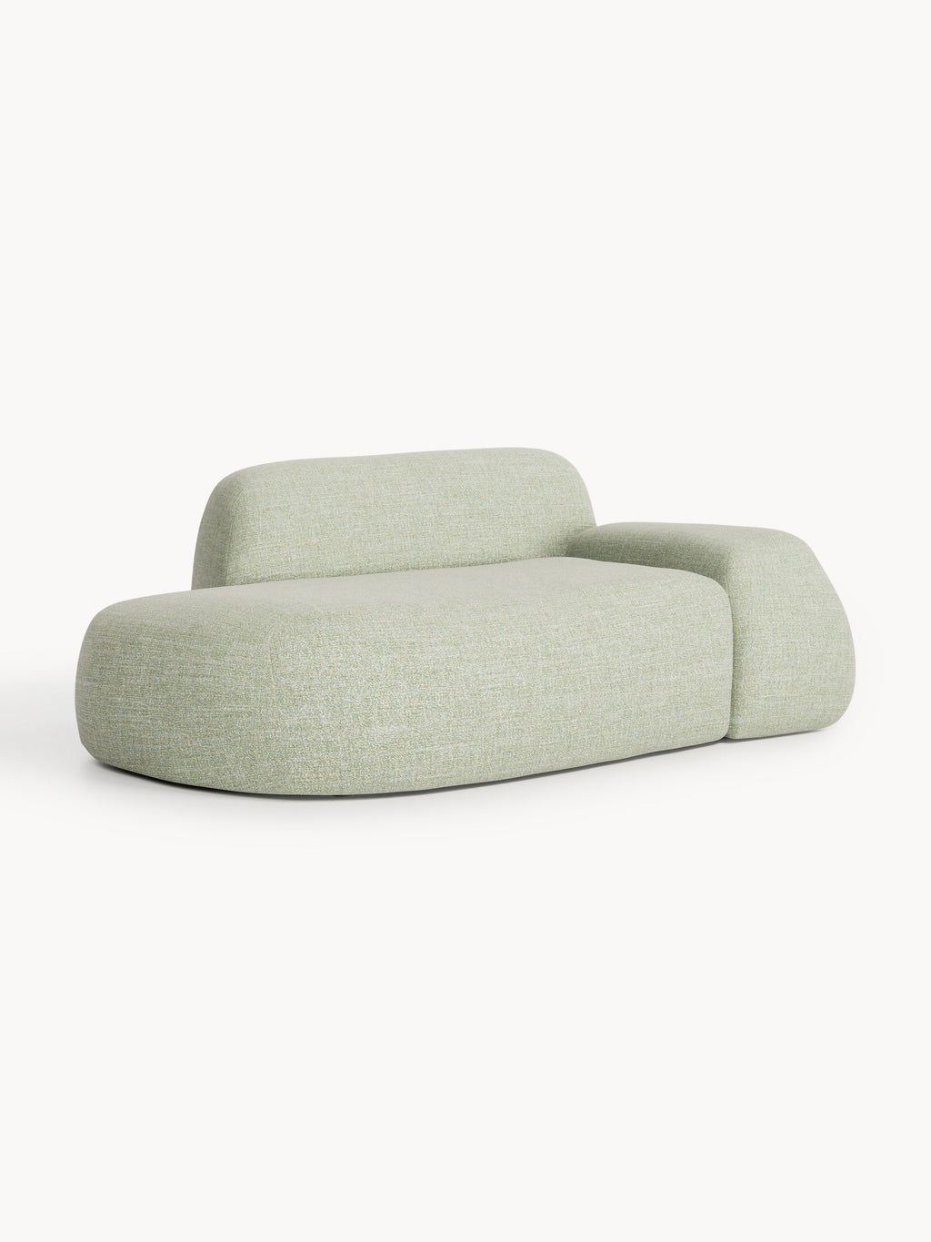 Wolke Bouclé Sofa (2-seater) with Chaise End