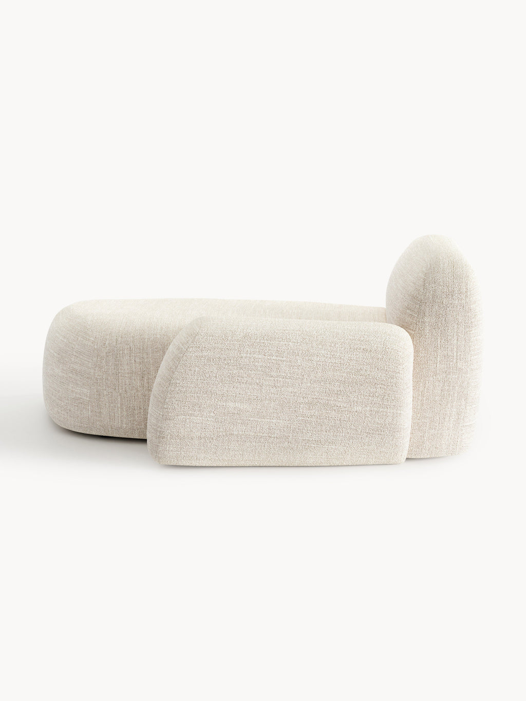 Wolke Bouclé Chaise Corner Module