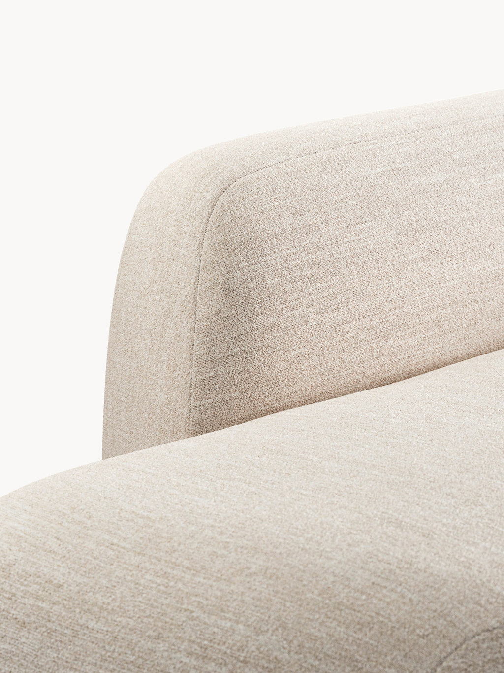 Wolke Modular Bouclé Corner Sofa (4-seater) with Chaise End