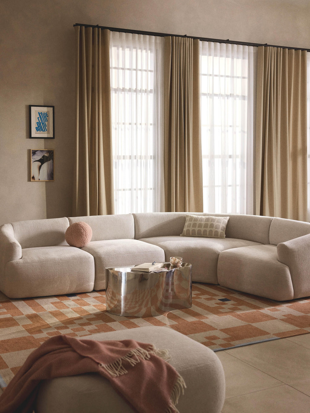 Sofia Modular Corner Sofa (4-seater)