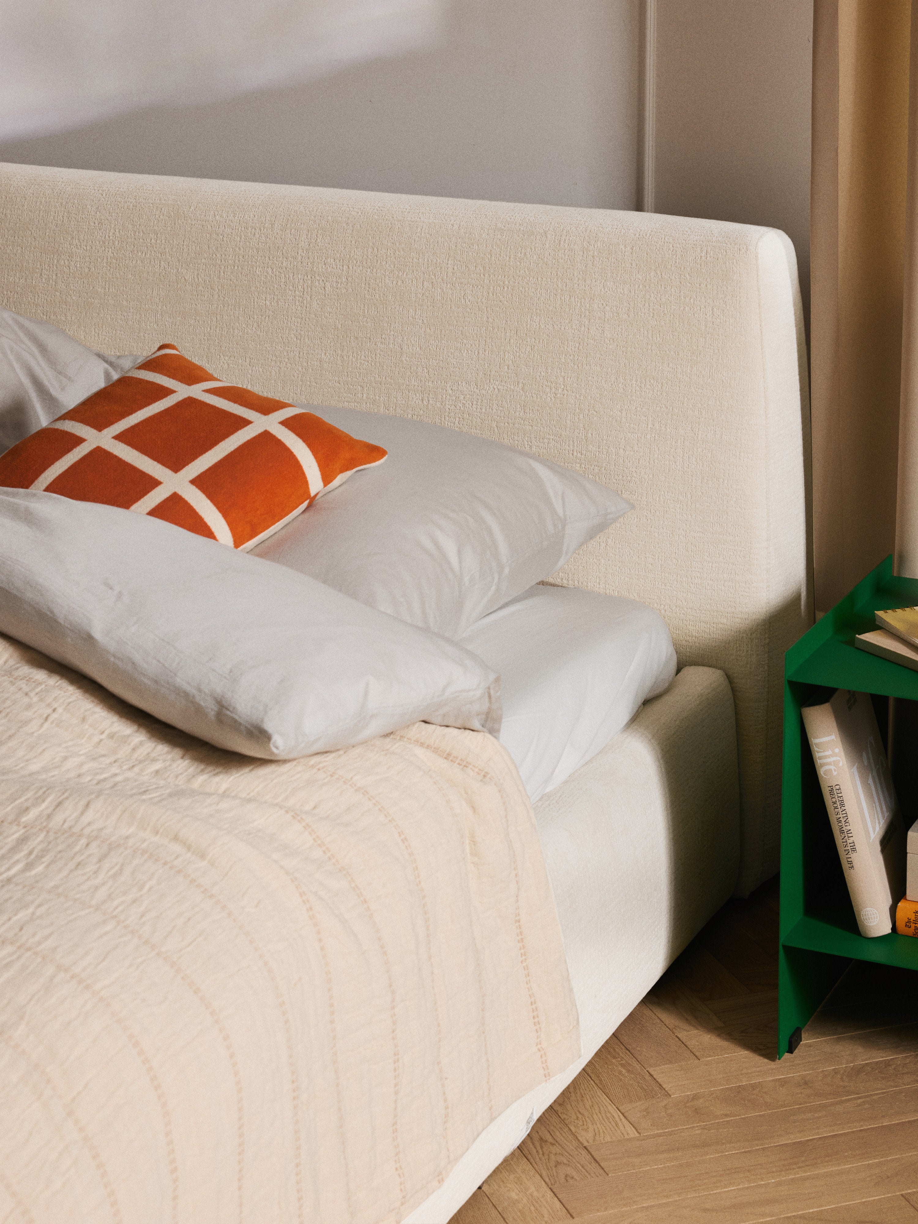 Cloud Upholstered Bed with Storage