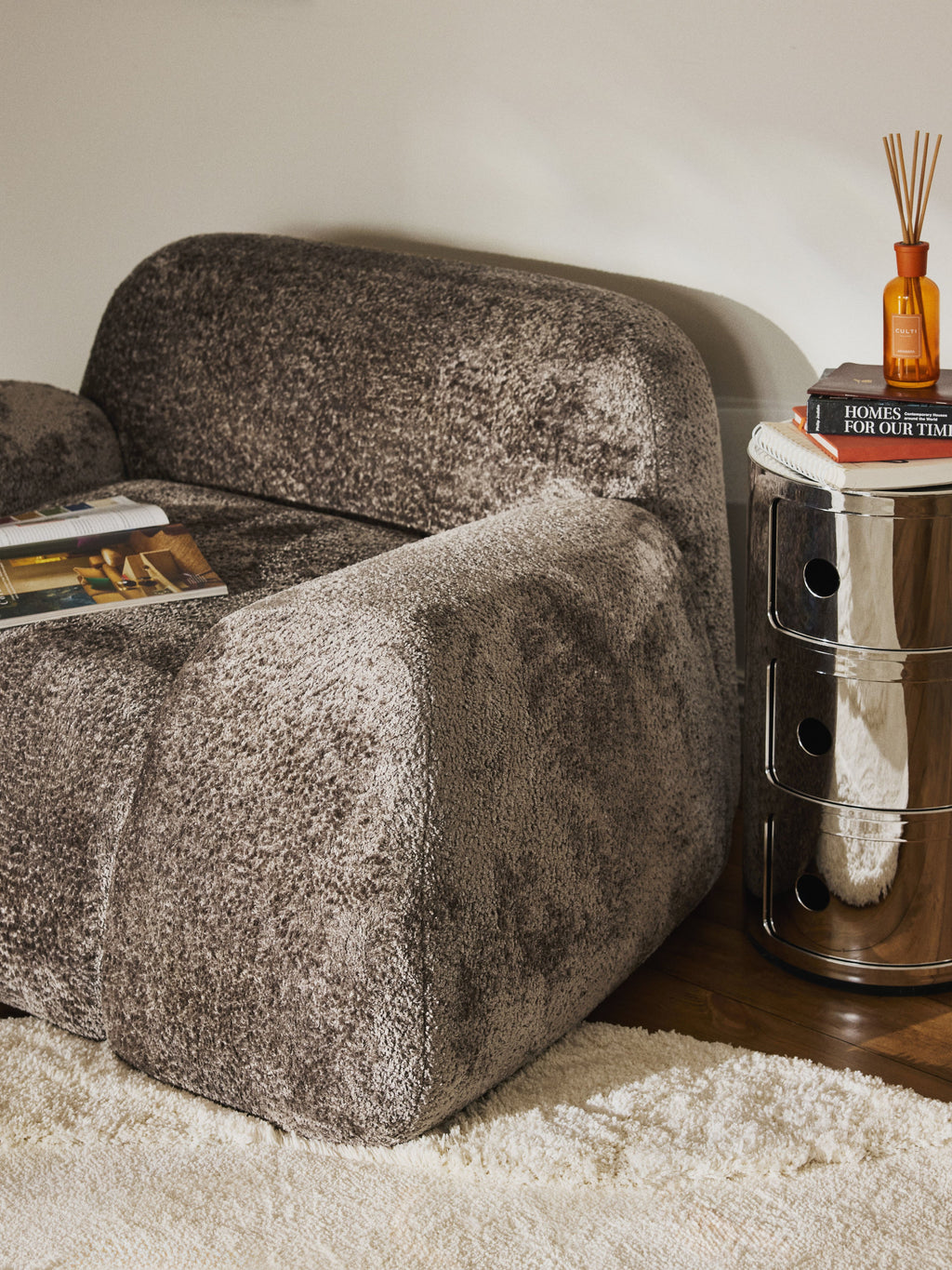 Wolke Teddy-Bouclé Lounge Chair