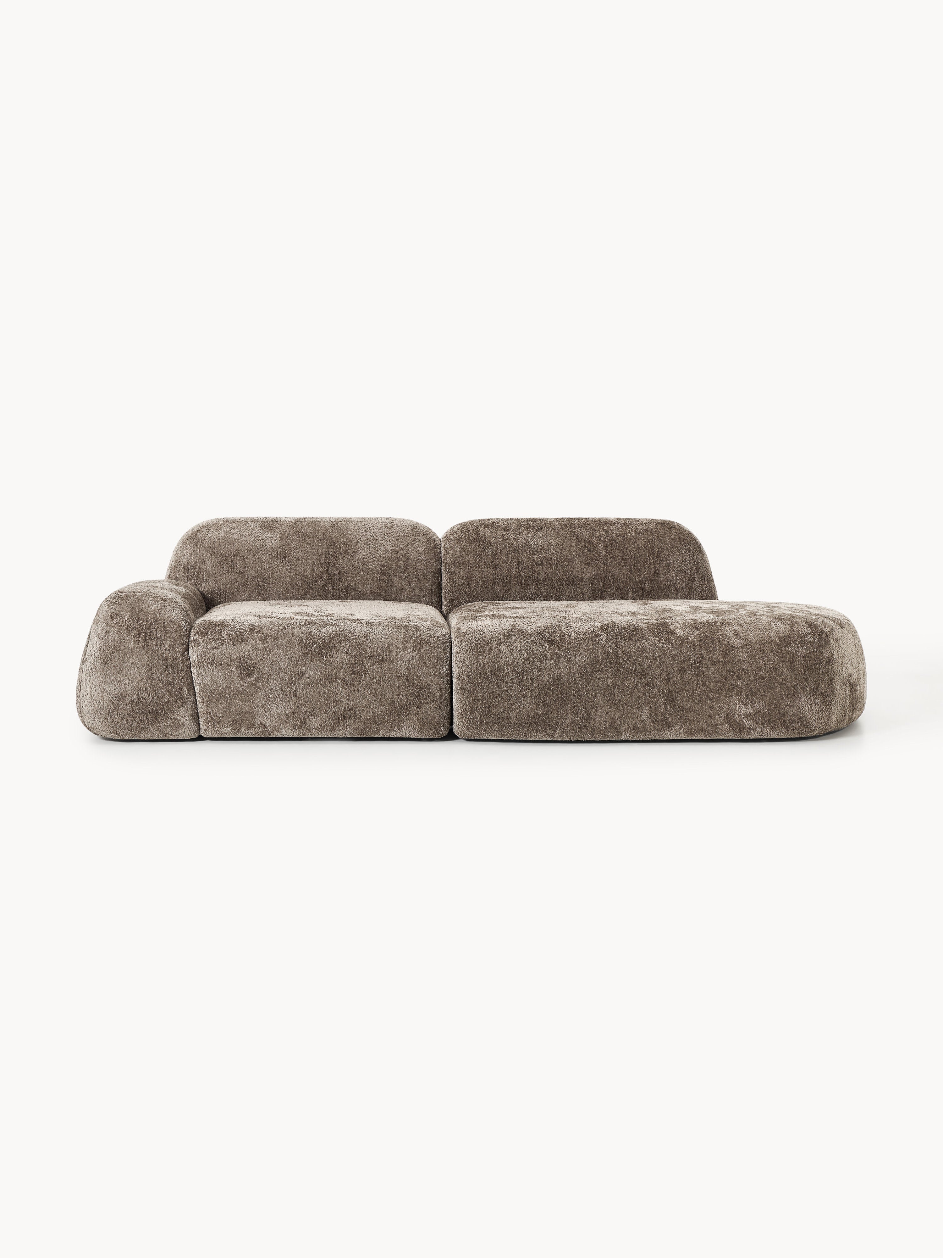 Gallery image 1 - Modular Teddy Bouclé Chaise Wolke (3-seater)