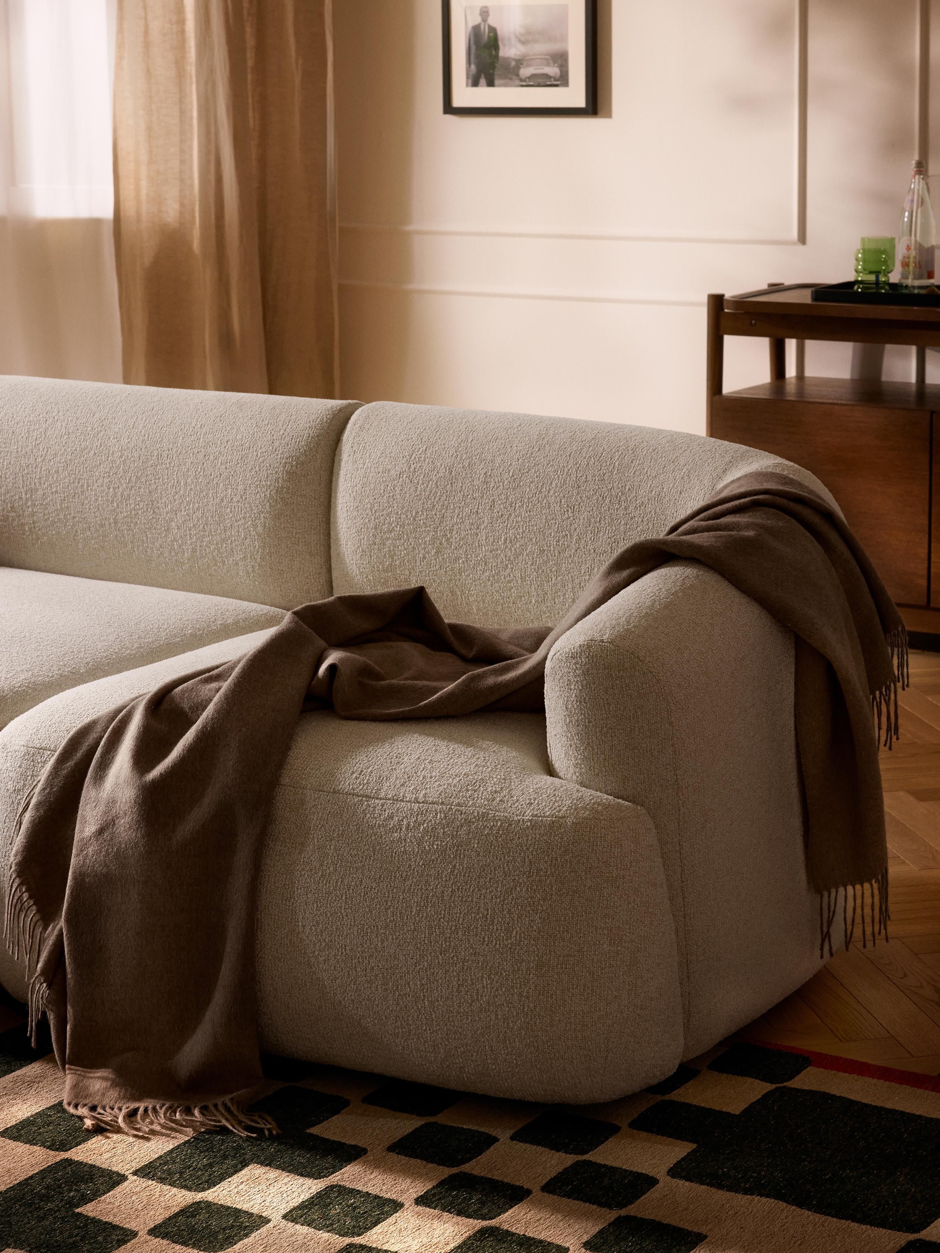 Sofia Modular Bouclé Sofa (2-seater)