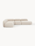 Gallery image 1 - XL Modular Bouclé Corner Sofa Wolke with Chaise End