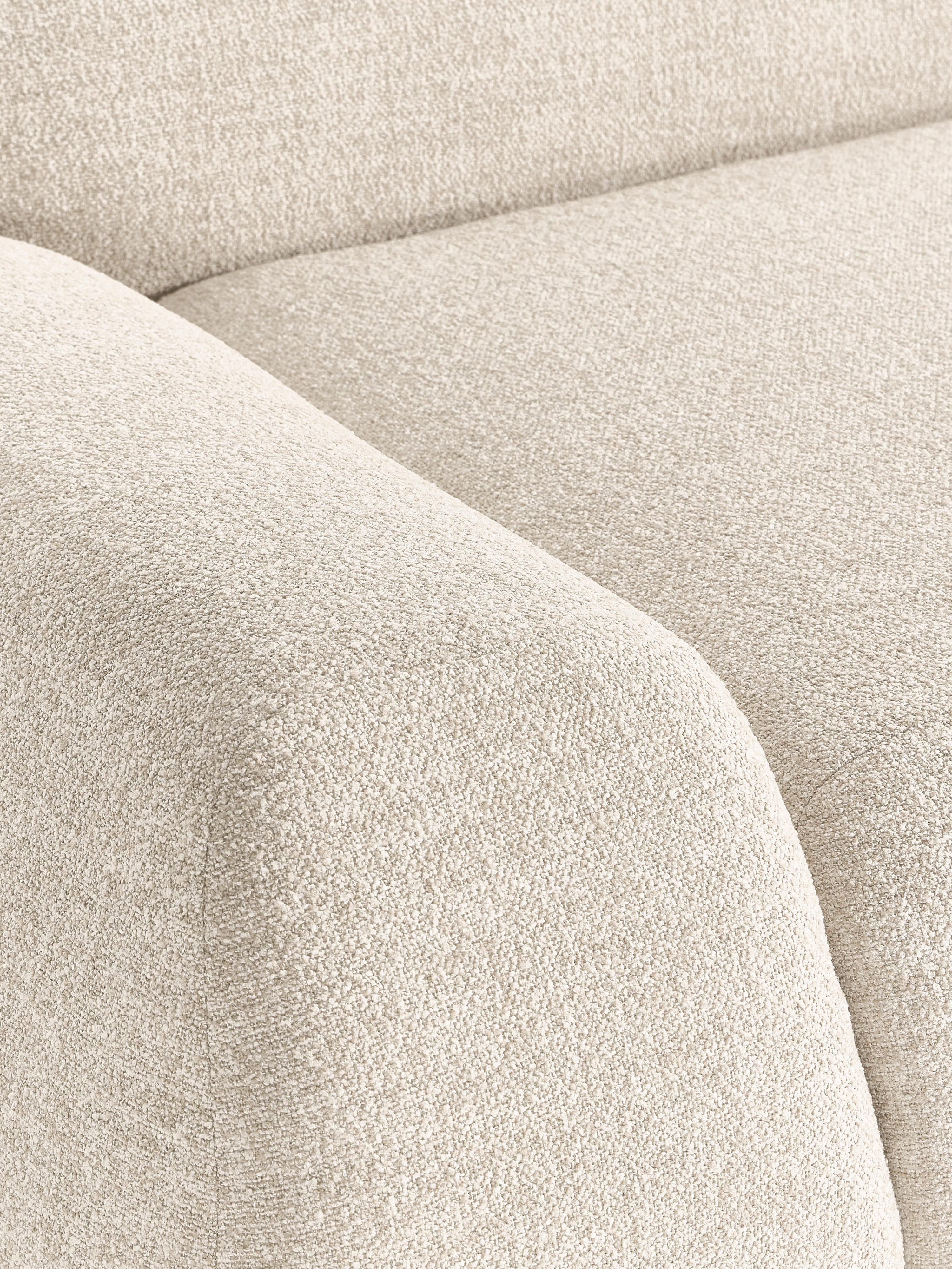 Wolke XL Modular Bouclé Corner Sofa with Chaise End