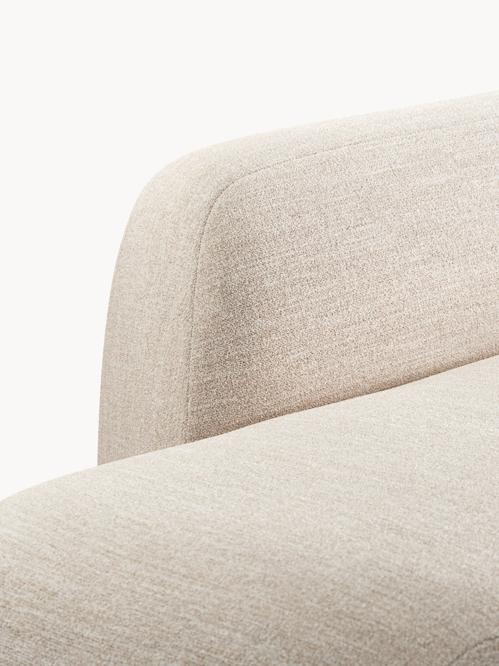 Wolke XL Modular Bouclé Corner Sofa with Chaise End