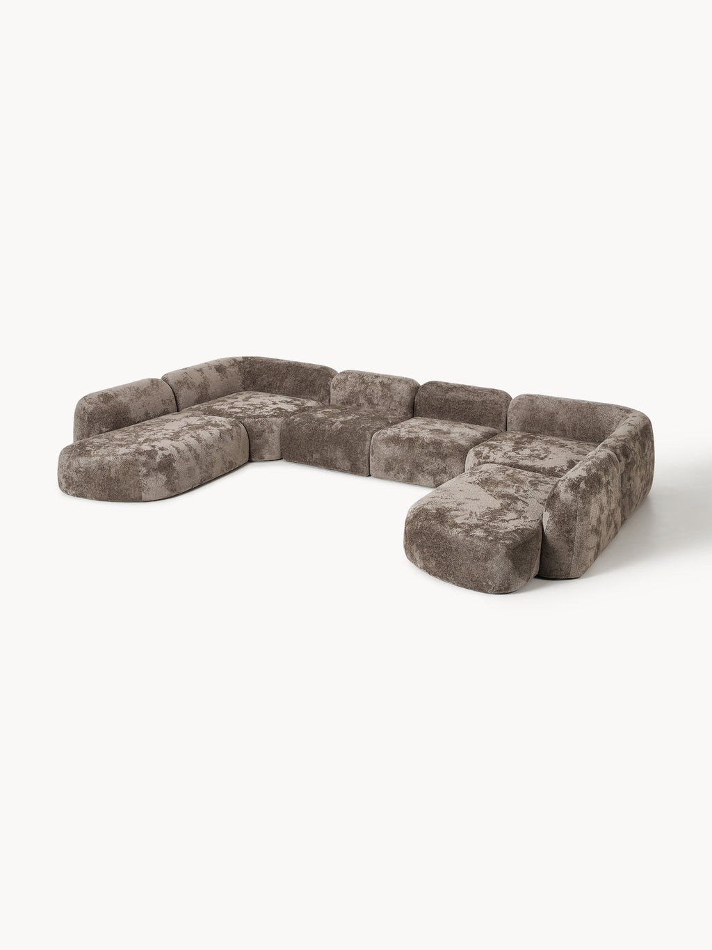 Wolke XL Modular Teddy Bouclé Sofa