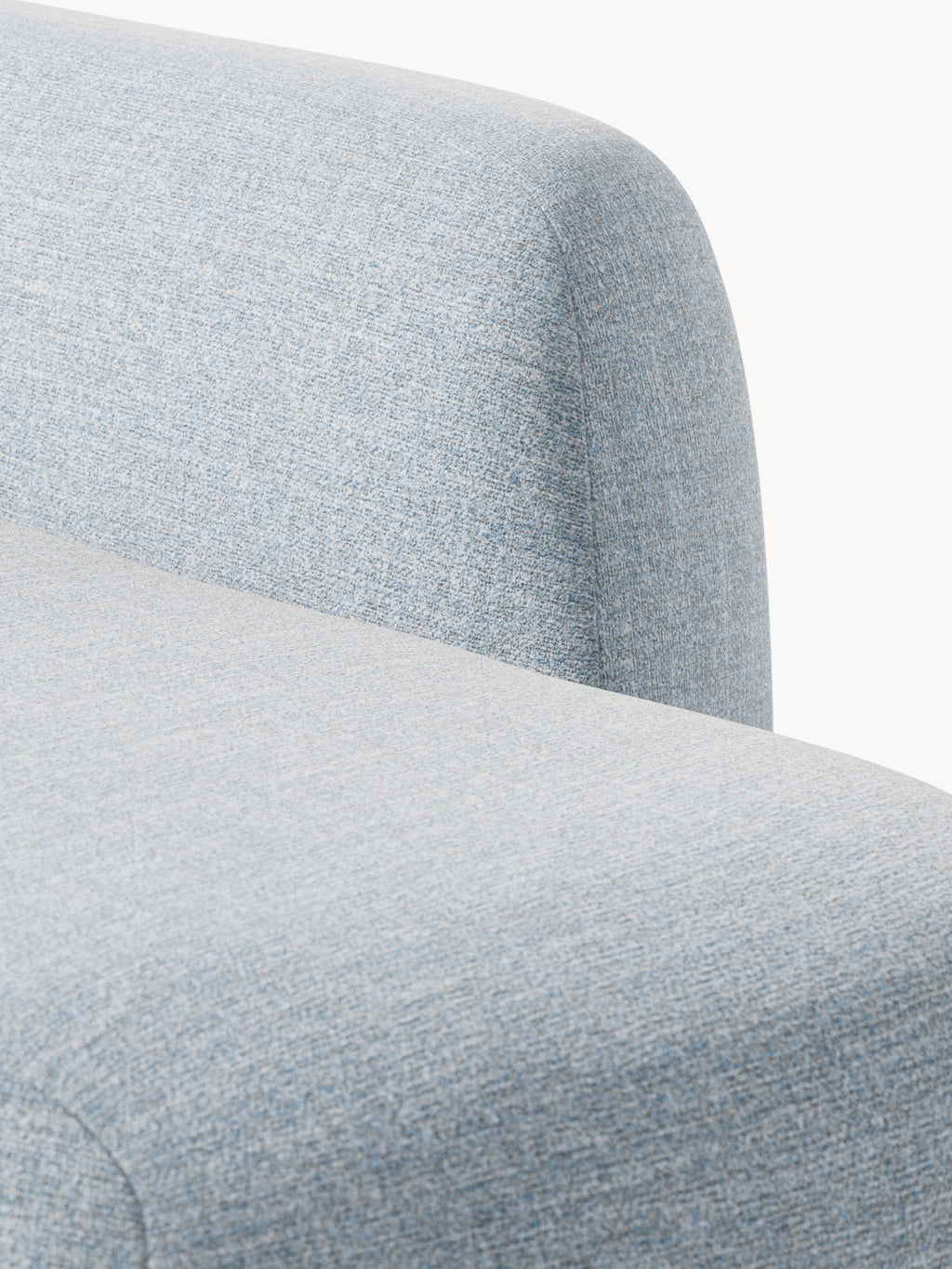 Wolke XL Modular Bouclé Corner Sofa with Chaise End