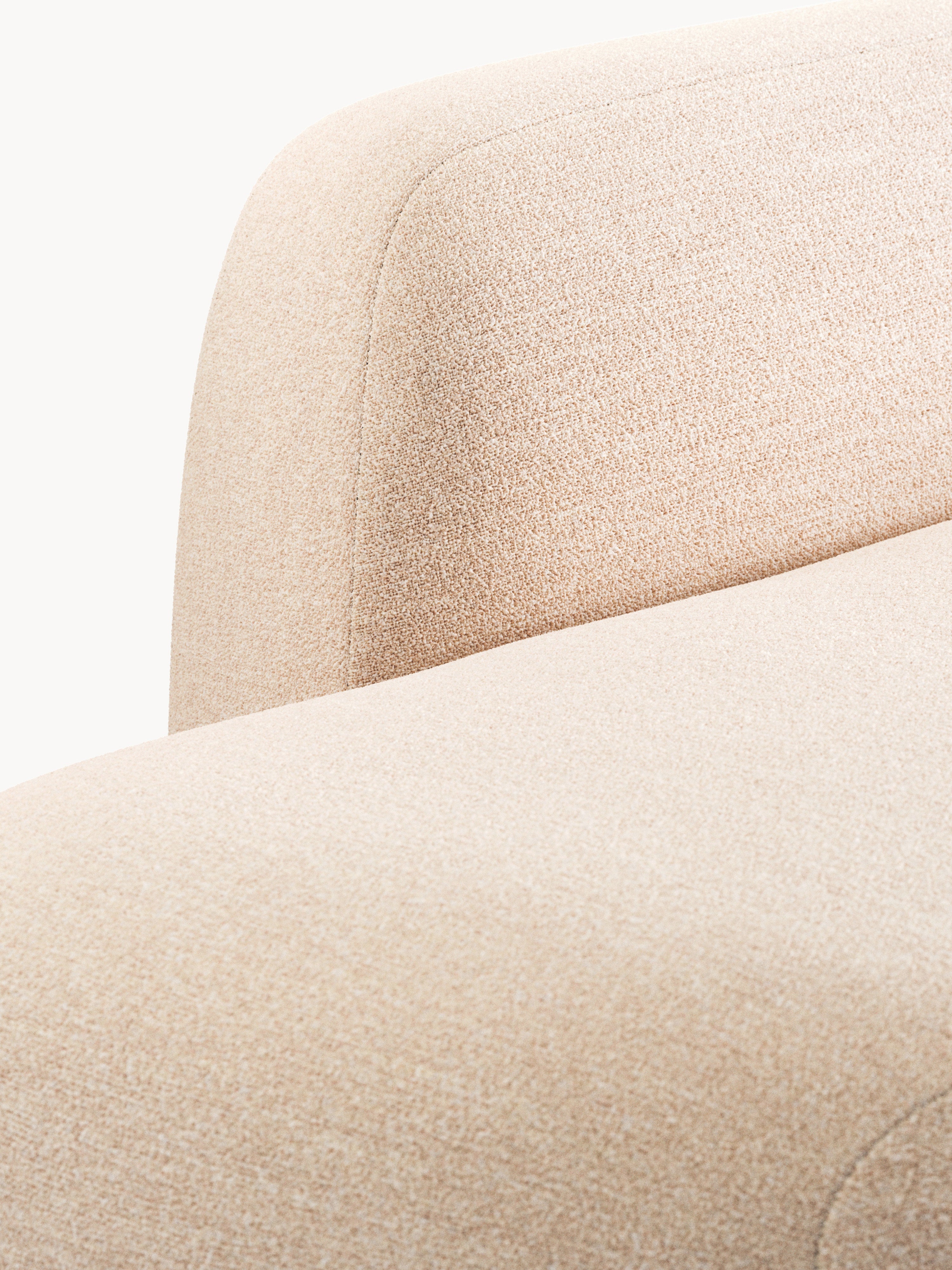 Wolke Bouclé Sofa (2-seater) with Chaise End