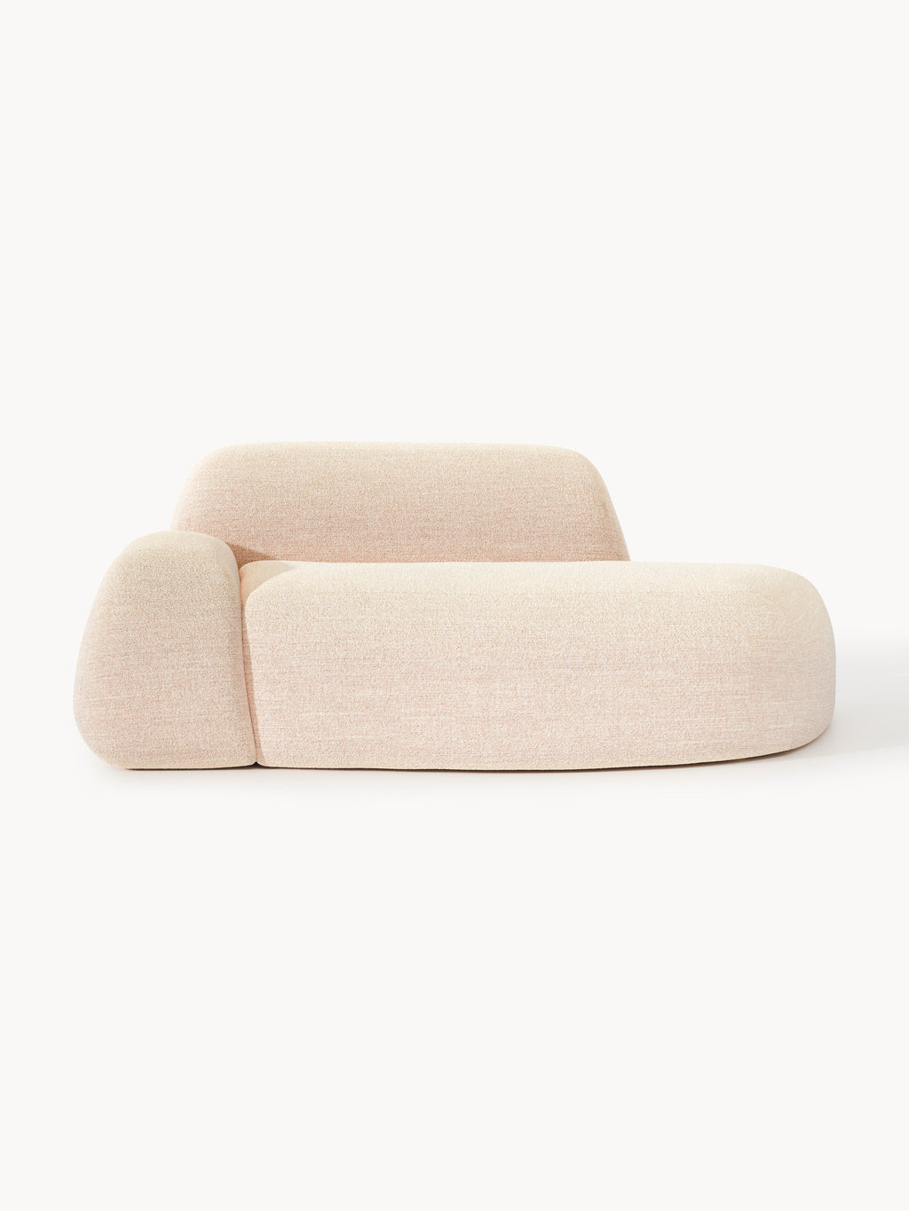 Wolke Bouclé Sofa (2-seater) with Chaise End