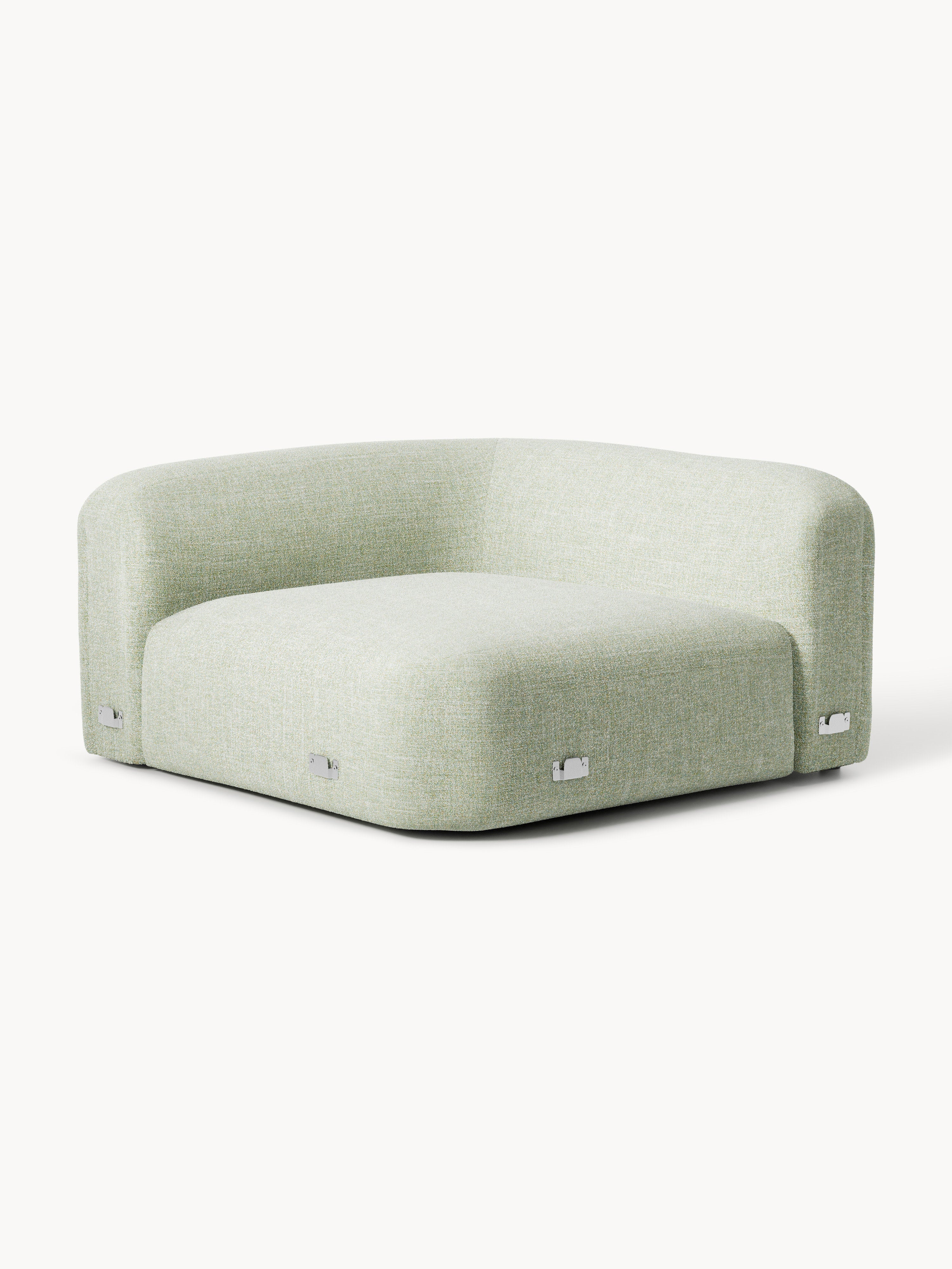 Wolke Round Bouclé Corner Module