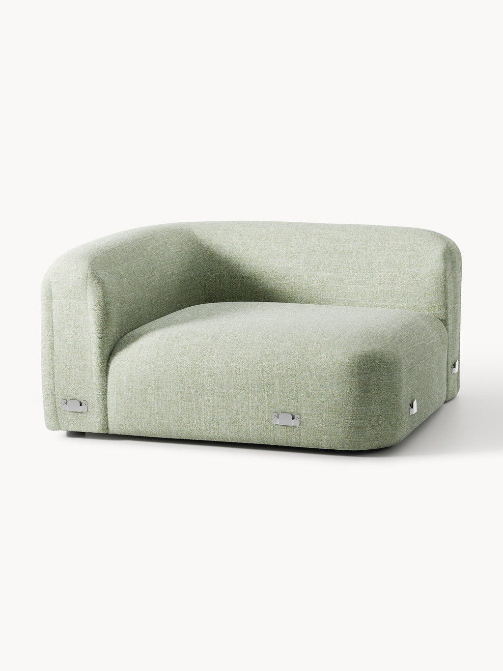 Wolke Round Bouclé Corner Module
