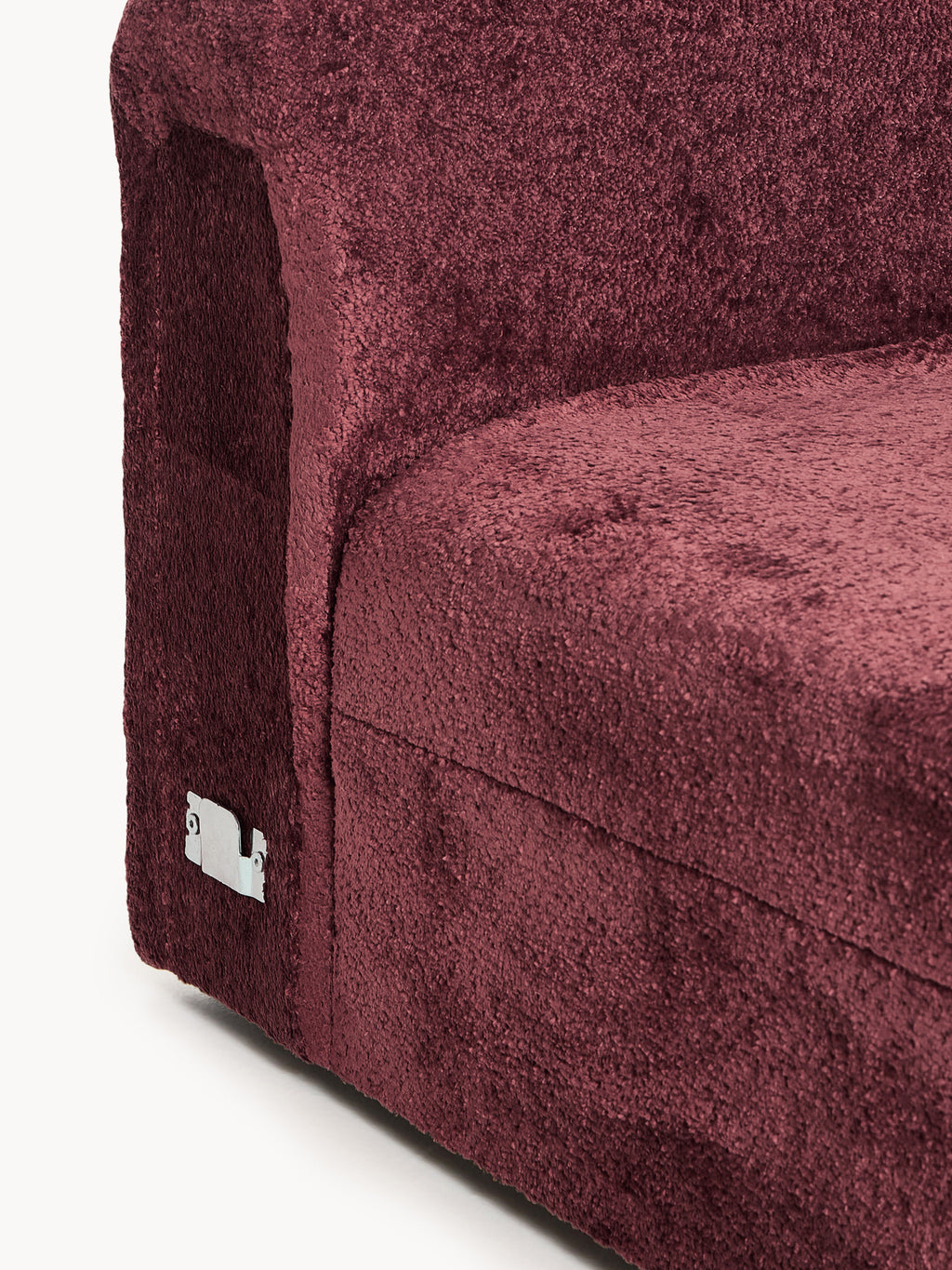 Wolke Teddy Bouclé Chaise Corner Module