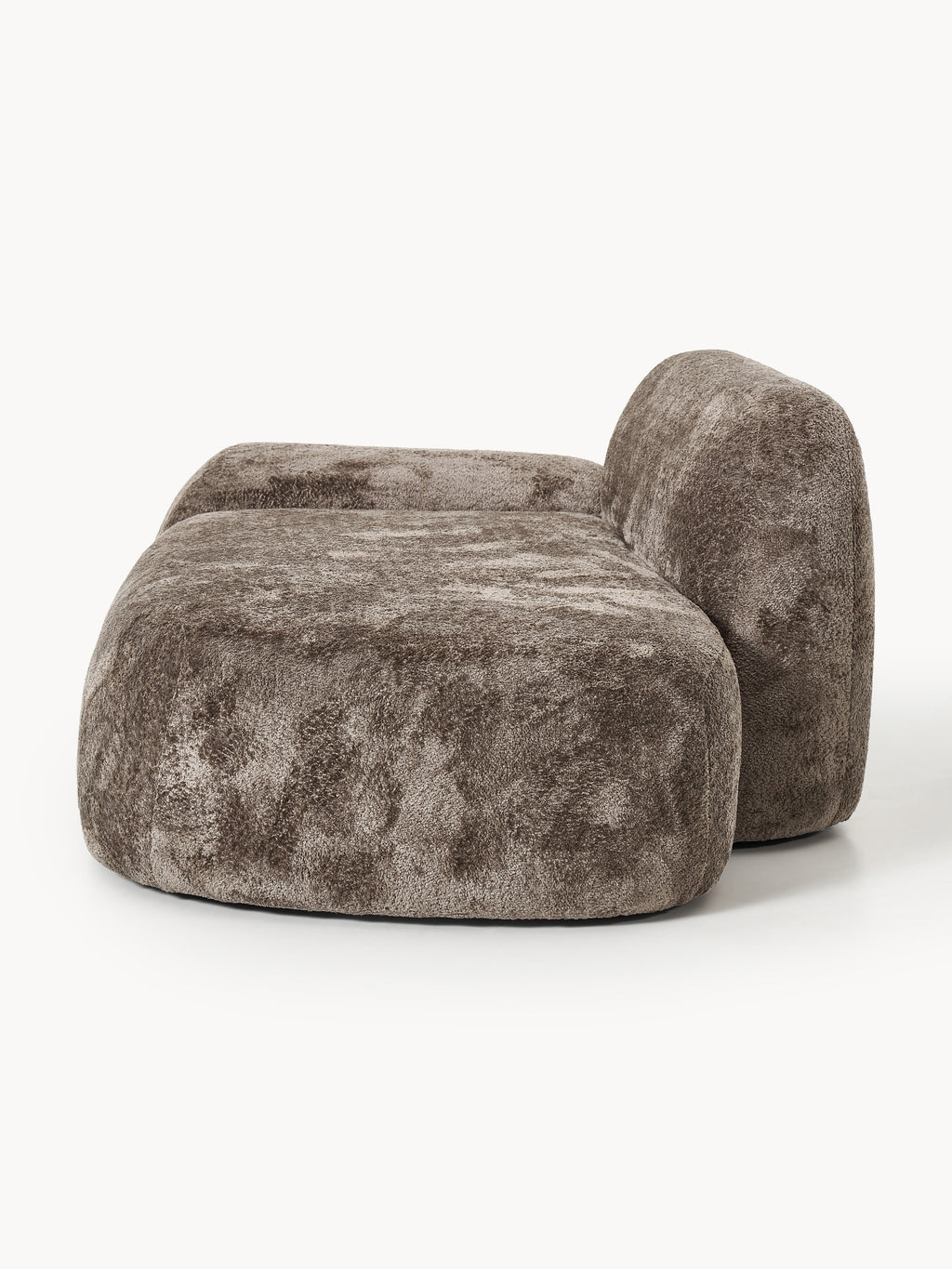 Wolke Teddy Bouclé Sofa (2-seater) with Chaise End