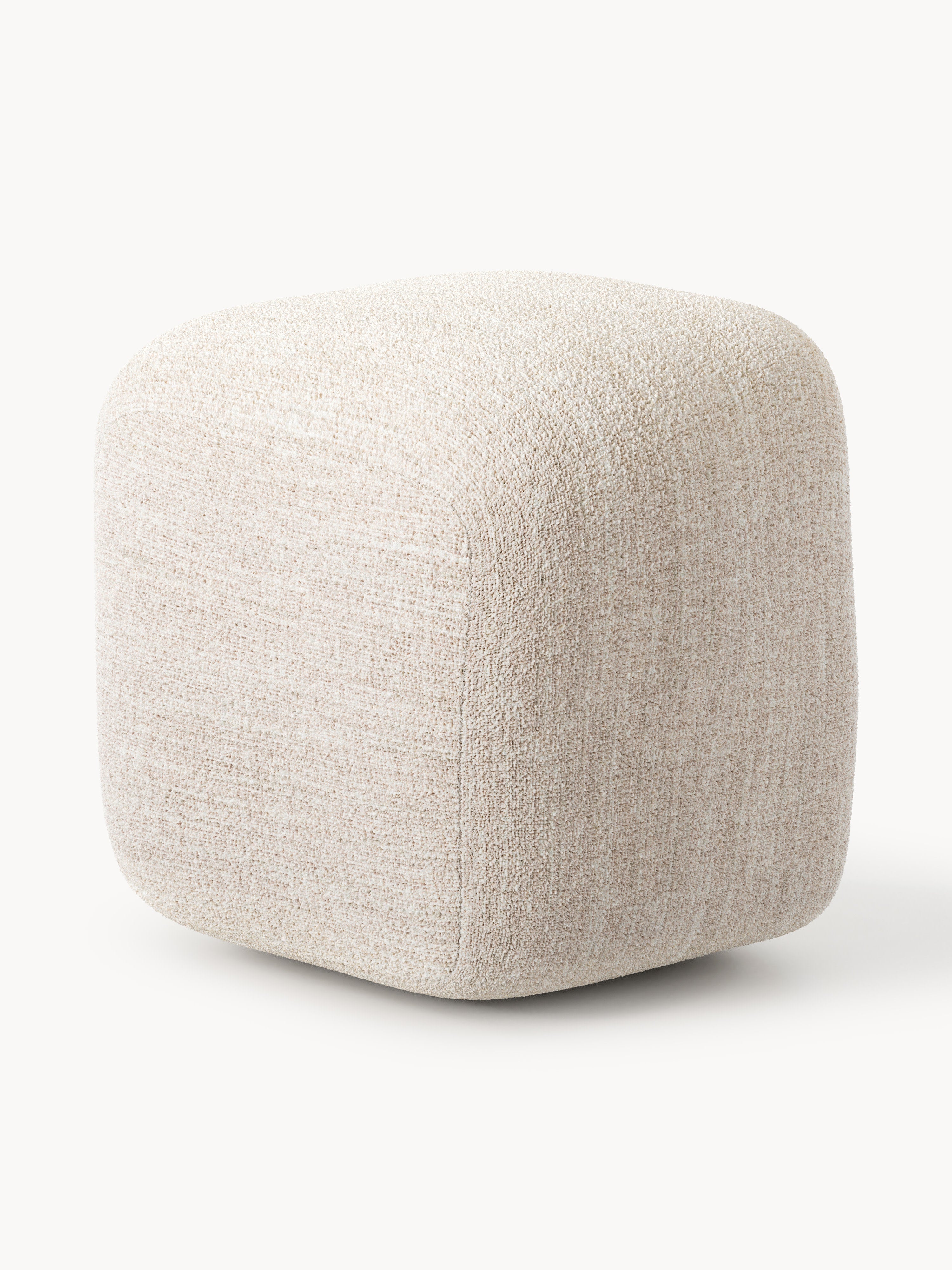 Gallery image 1 - High Bouclé Ottoman Wolke