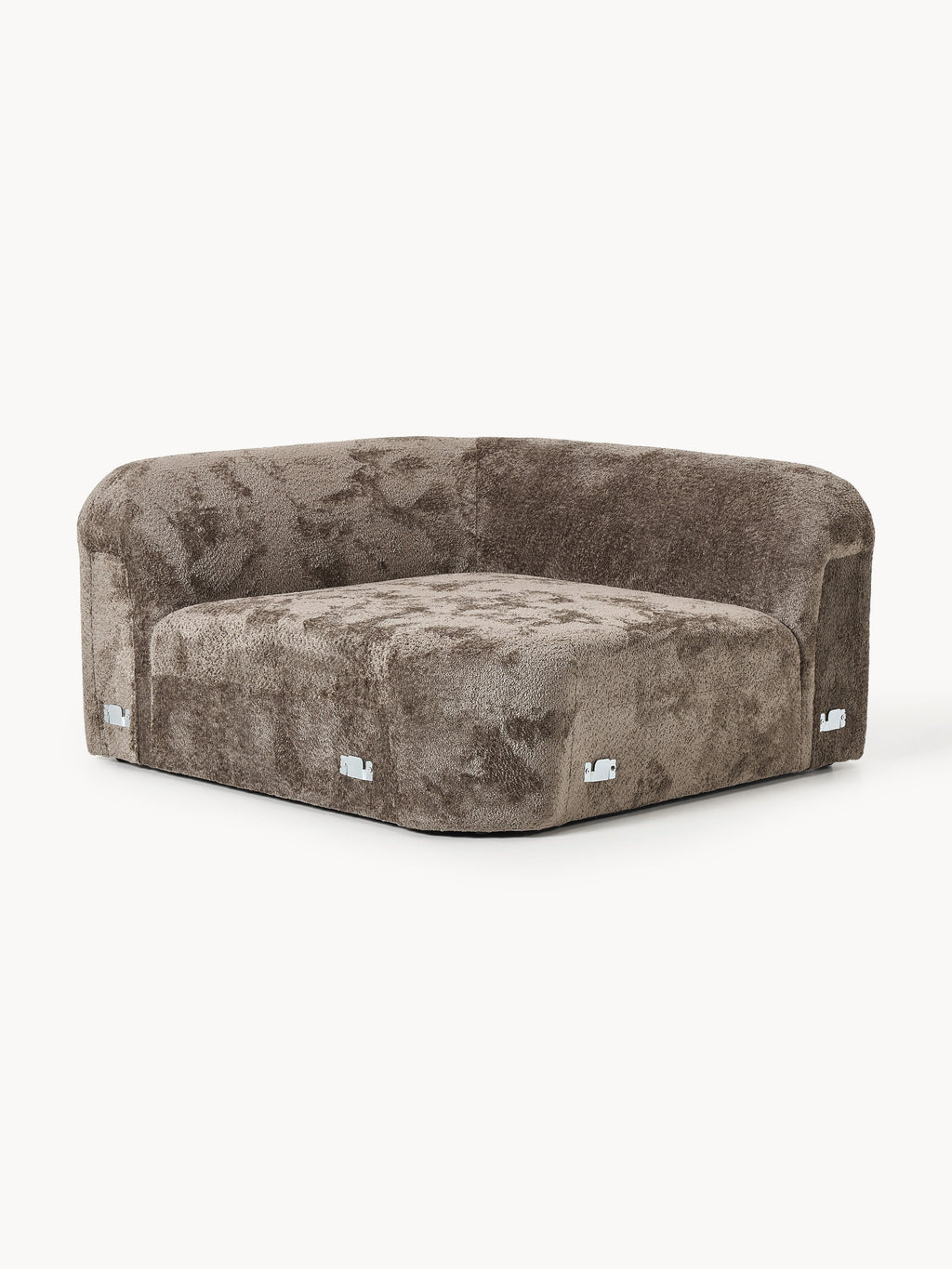 Wolke Round Teddy Bouclé Corner Module