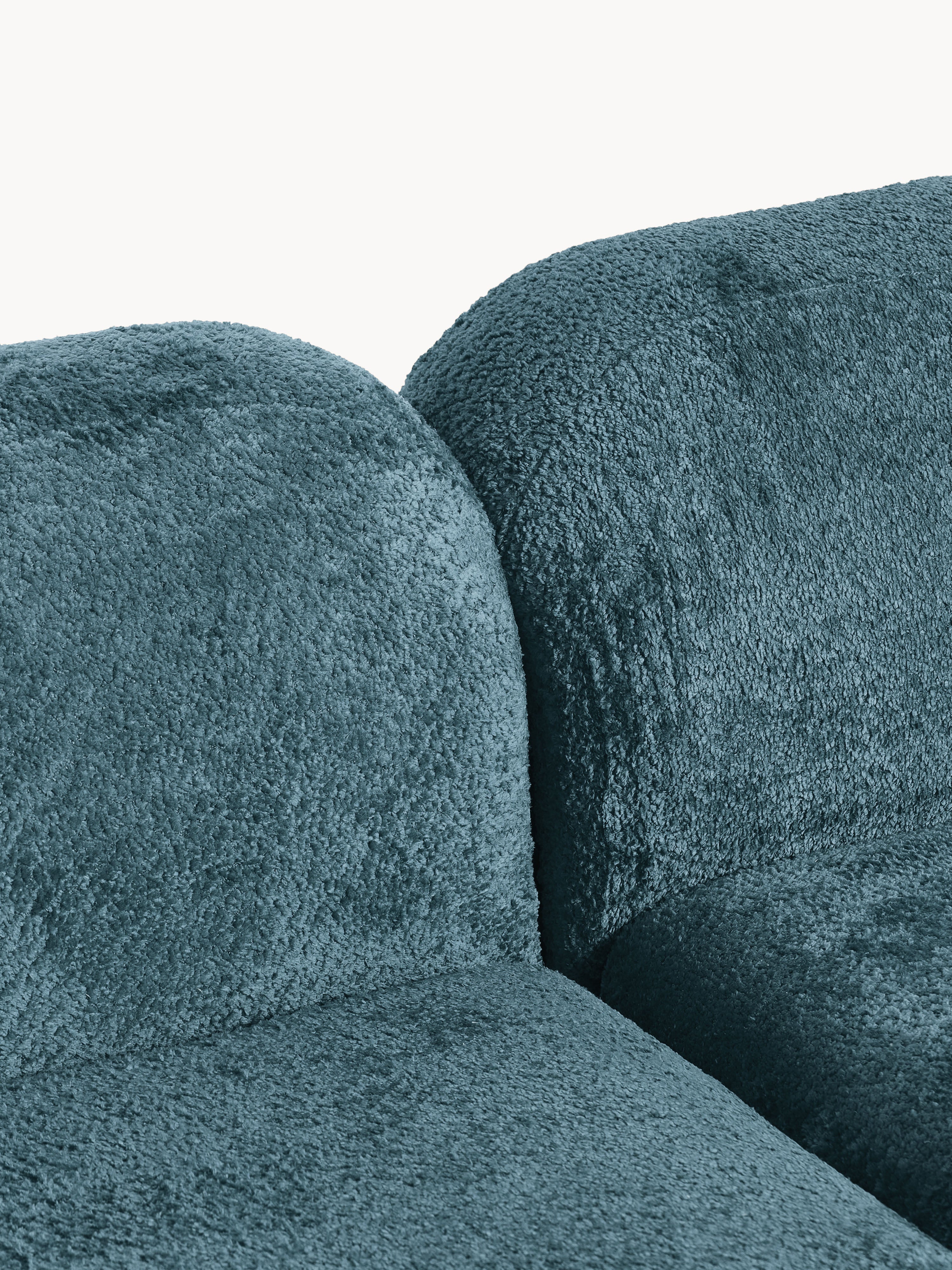 Wolke Modular Teddy Bouclé Corner Sofa (4-seater) with Chaise End