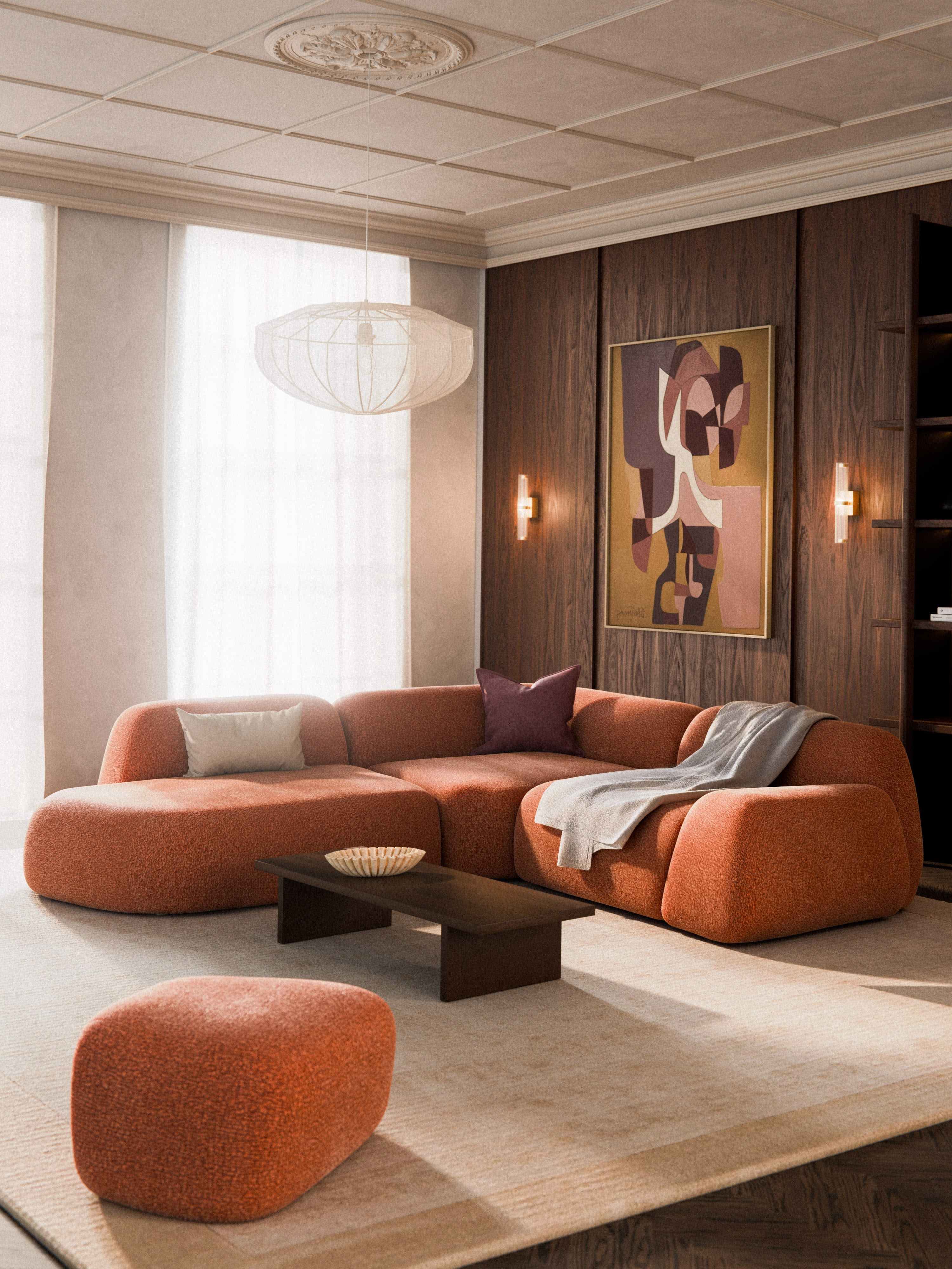 Wolke Modular Corner Sofa (4-seater) with Chaise End