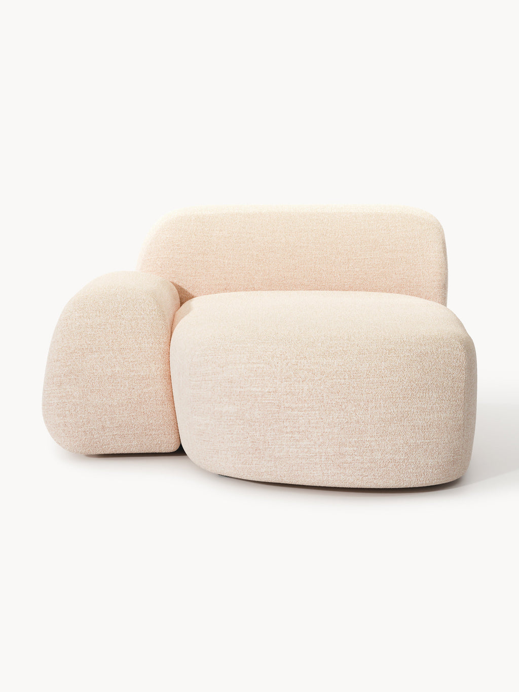 Wolke Bouclé Chaise Corner Module