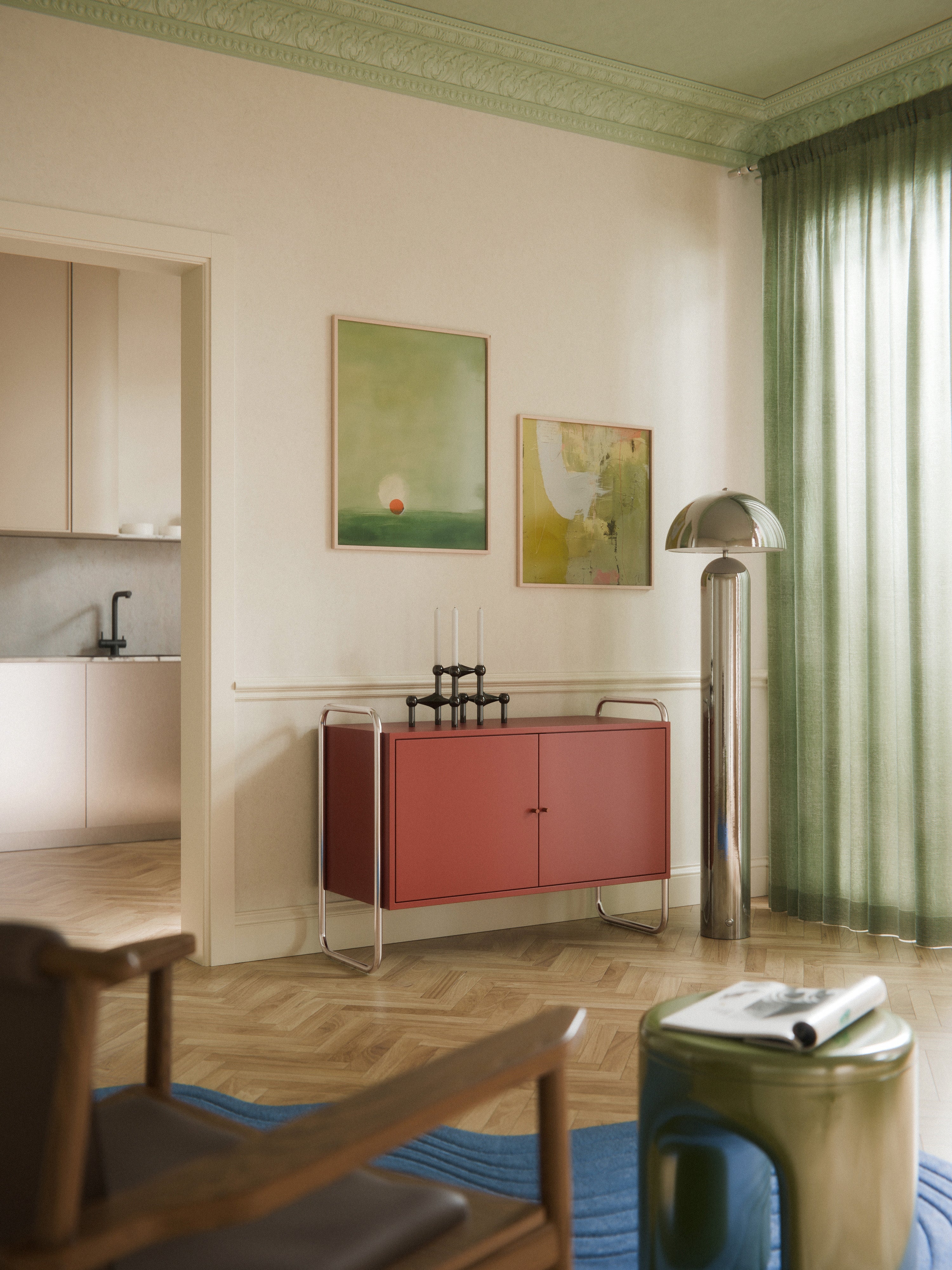 Robyn Metal Sideboard