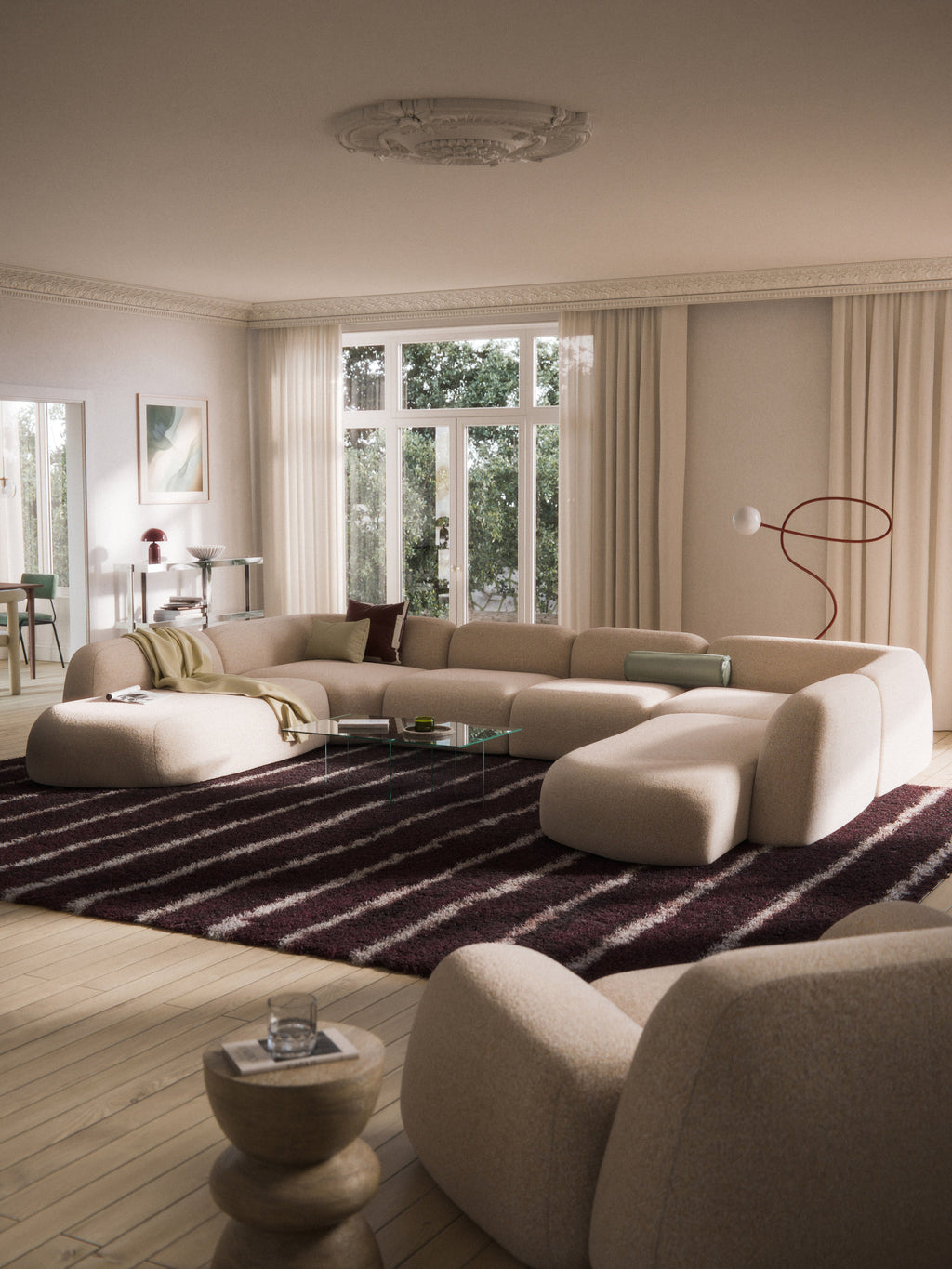 Wolke XL Modular Bouclé Sofa