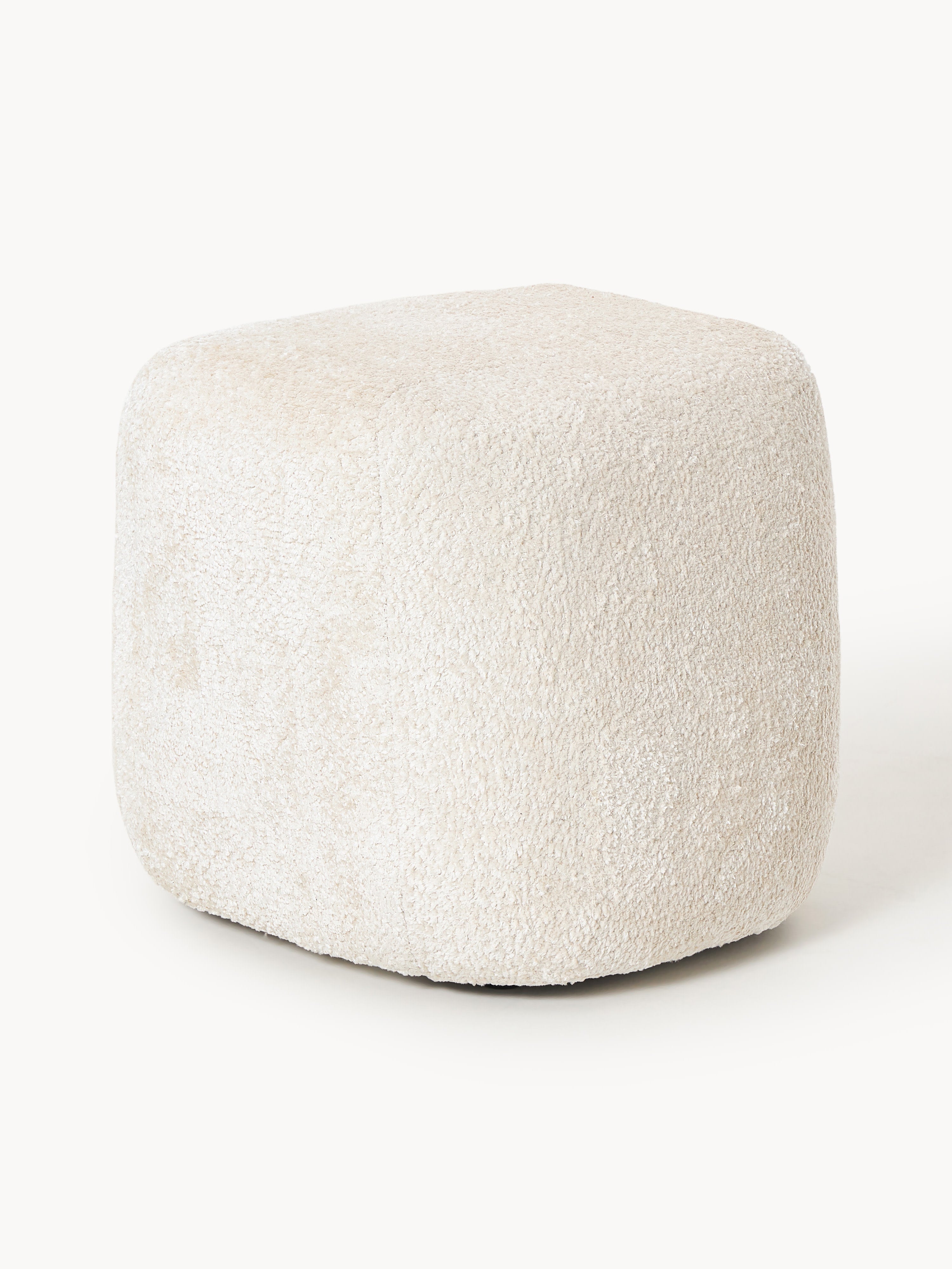 Gallery image 1 - High Teddy Bouclé Ottoman Wolke