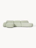 Gallery image 1 - Modular Bouclé Corner Sofa Wolke (4-seater) with Chaise End