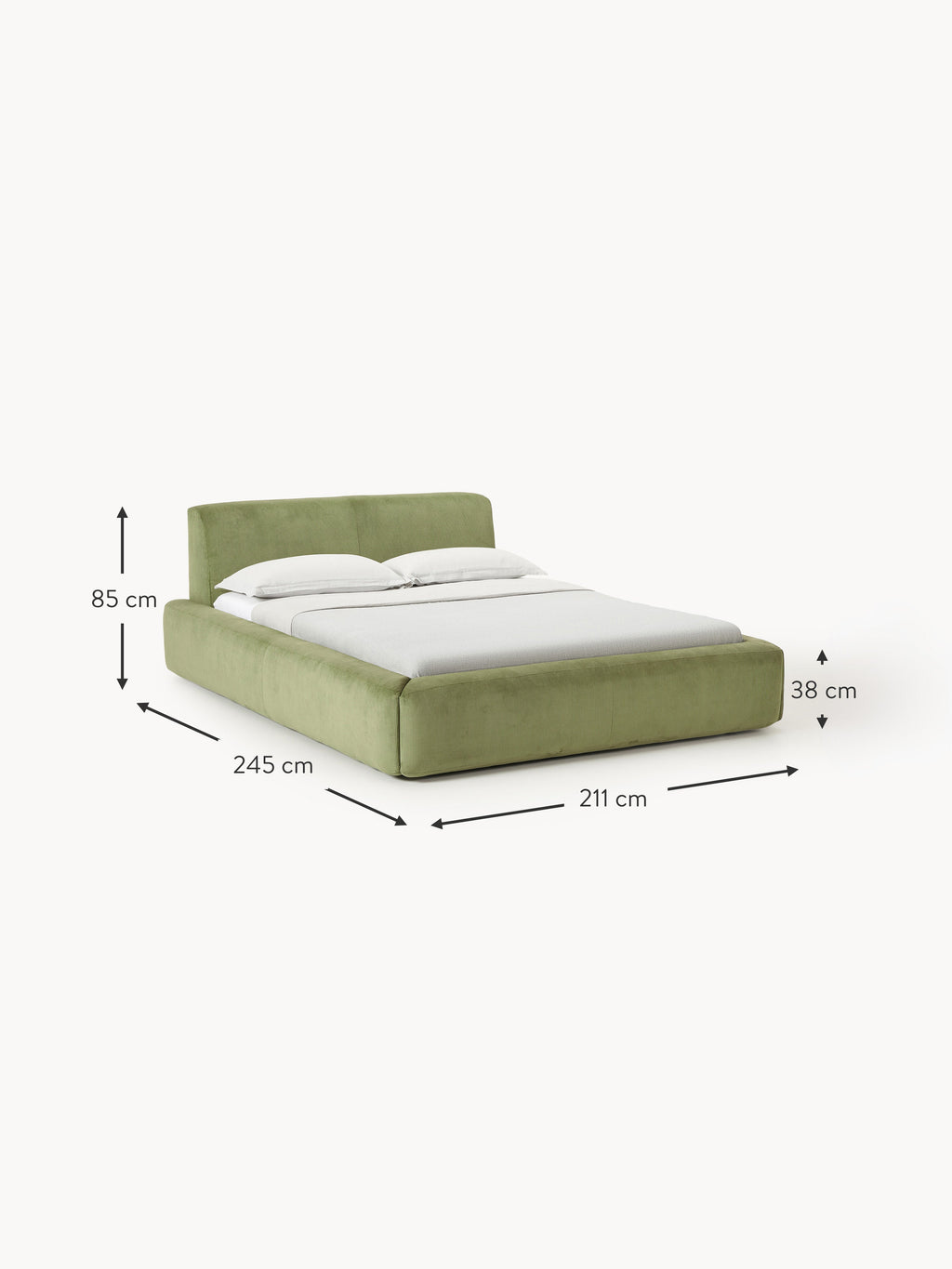Melva Upholstered Bed with Storage