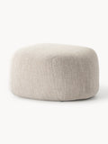 Gallery image 1 - Oval Bouclé Ottoman Wolke