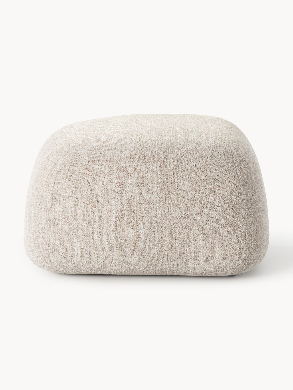 Wolke Oval Bouclé Ottoman