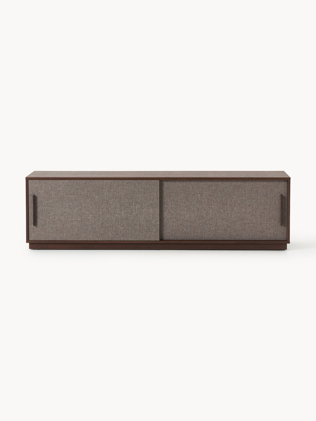 Wisp Wooden TV Stand with Upholstered Front