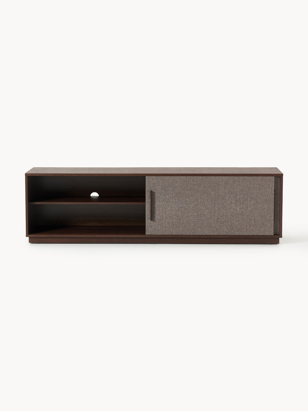 Wisp Wooden TV Stand with Upholstered Front