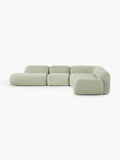 Gallery image 1 - XL Modular Bouclé Corner Sofa Wolke with Chaise End