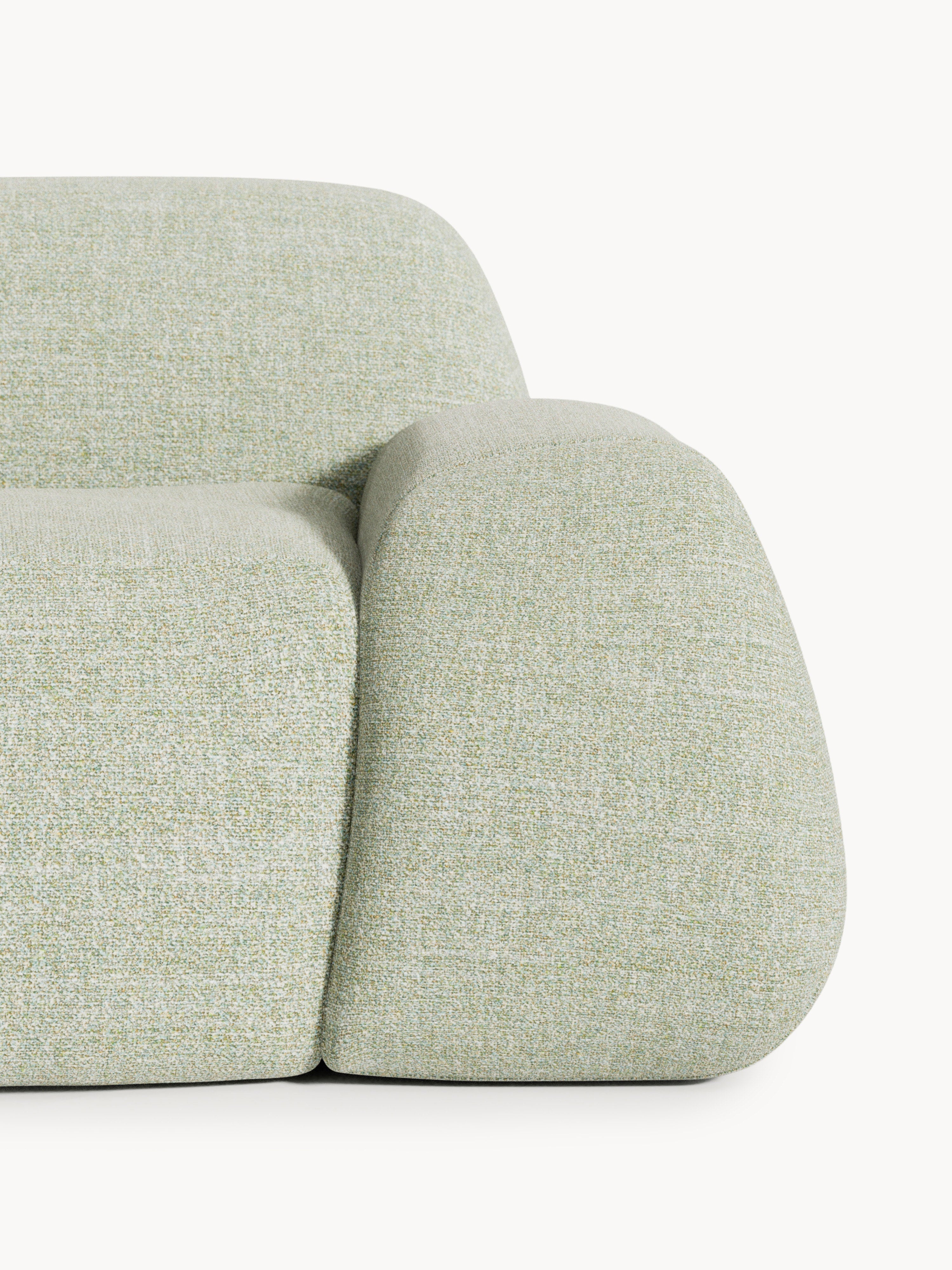 Wolke XL Modular Bouclé Corner Sofa with Chaise End