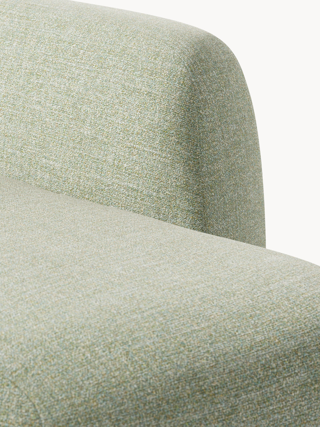 Wolke XL Modular Bouclé Corner Sofa with Chaise End