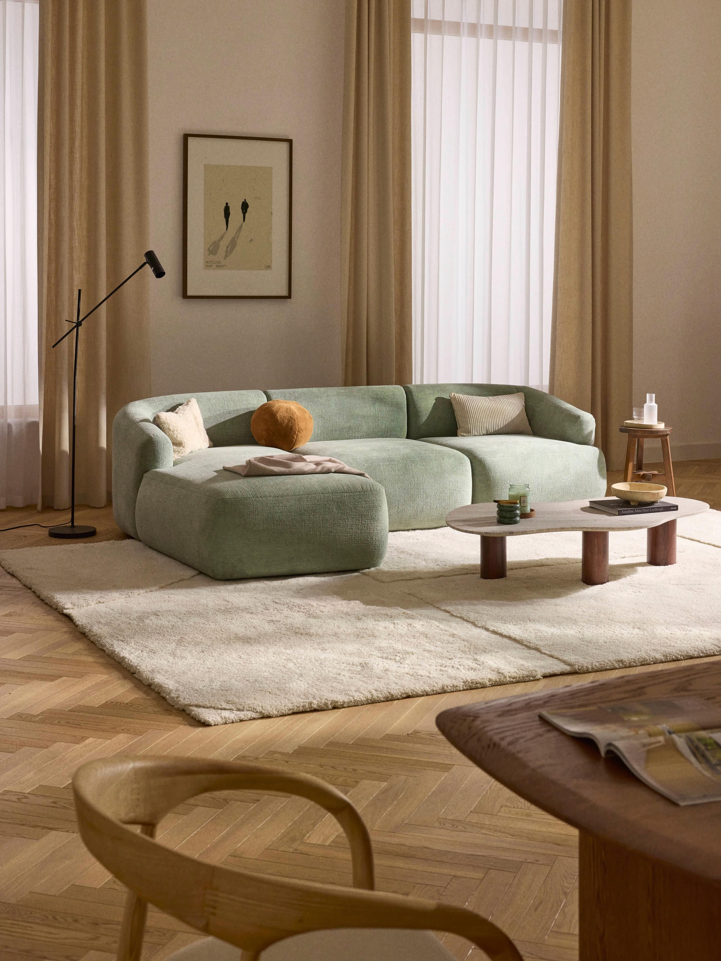 Sofia Modular Bouclé Sofa (4-seater)